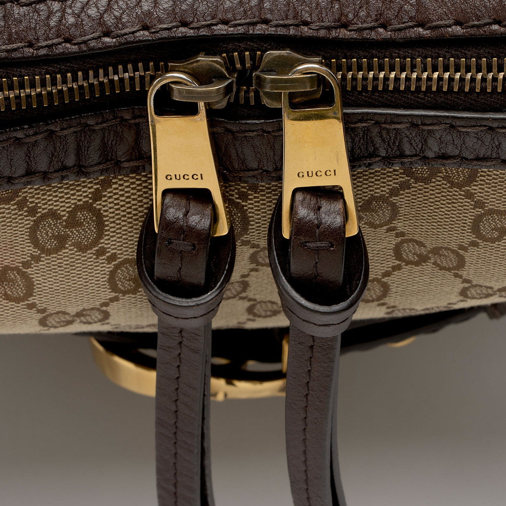 Gucci GG Canvas Running Medium Hobo (SHF-jpwkkM)