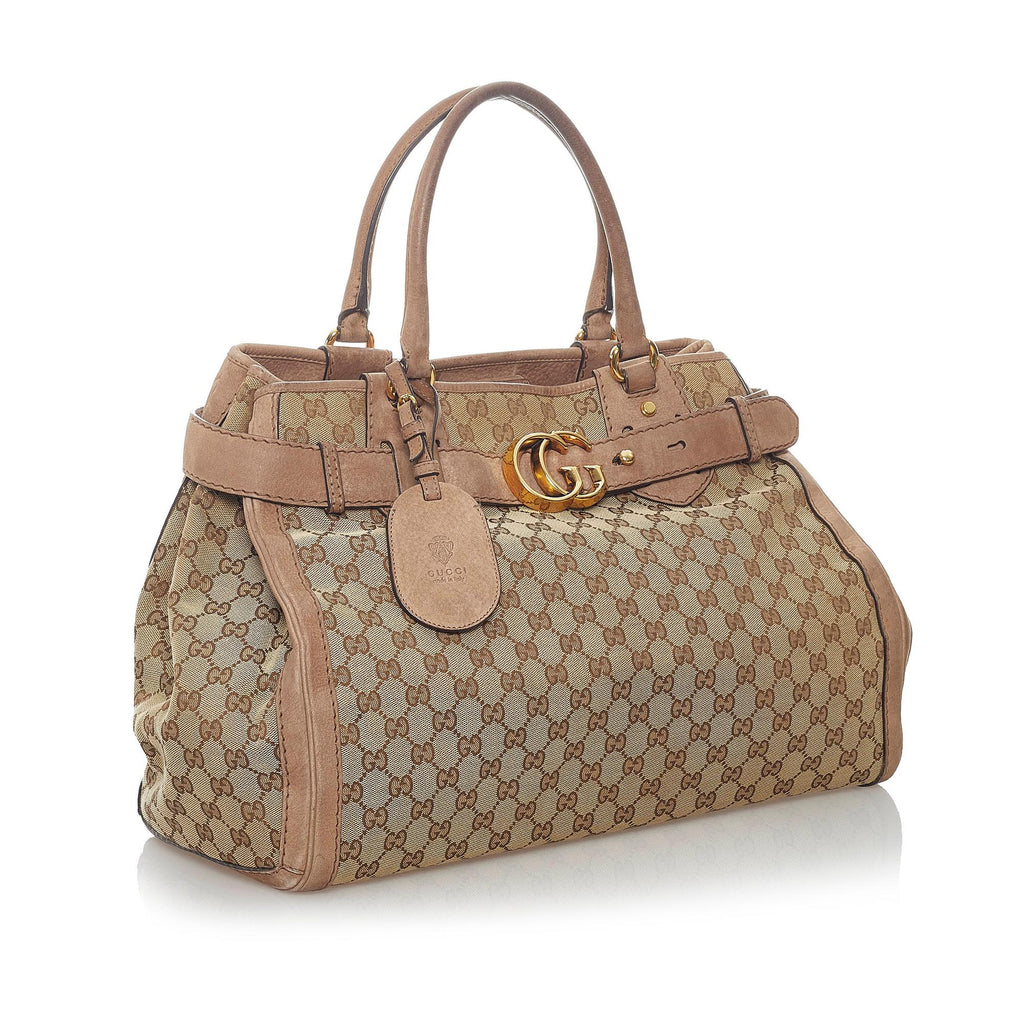 Gucci GG Canvas Running Tote Bag (SHG-30546)