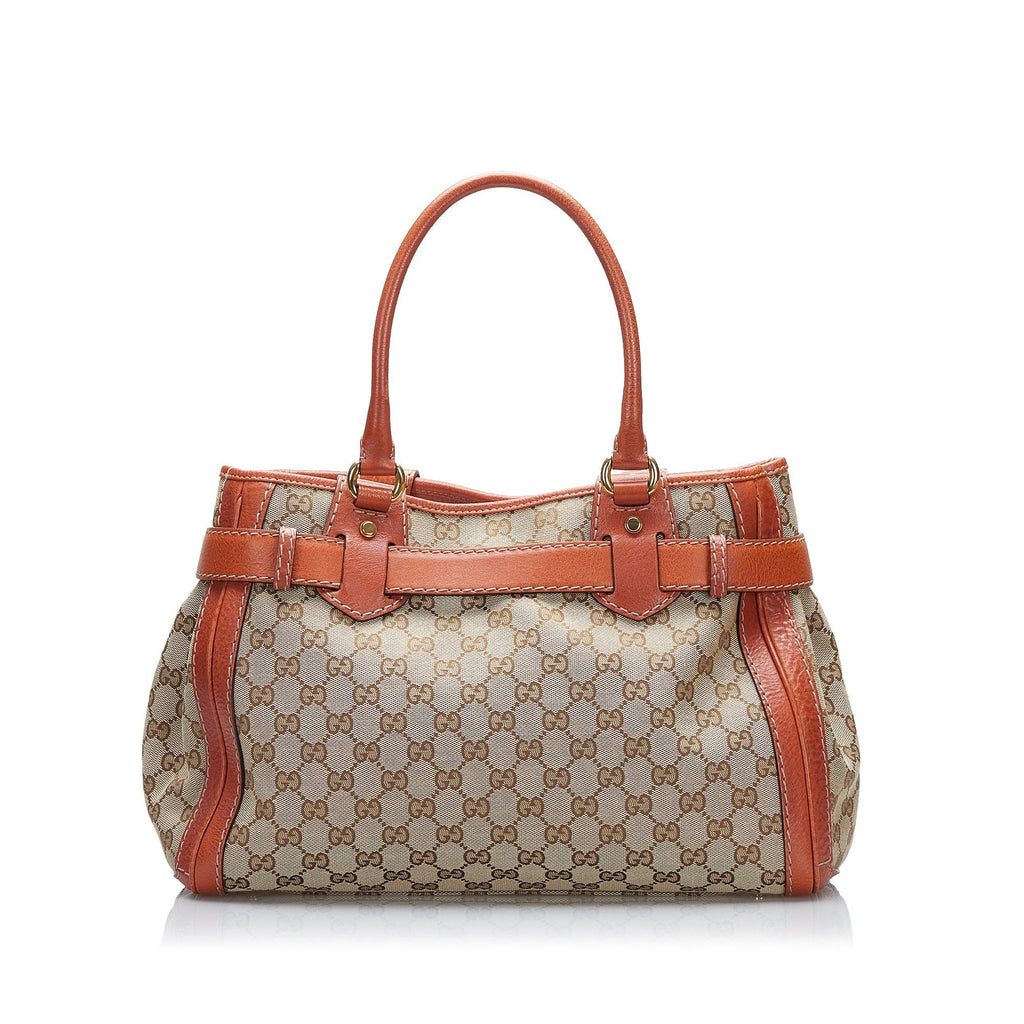 Gucci GG Canvas Running Tote (SHG-qCEs72)