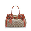 Gucci GG Canvas Running Tote (SHG-qCEs72)
