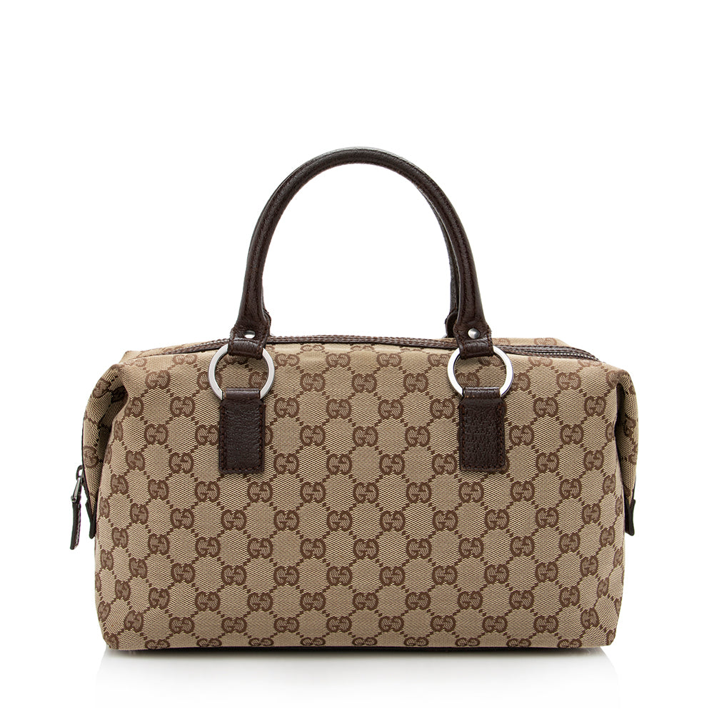 Gucci Gucci Canvas Satchel (SHF-16382)