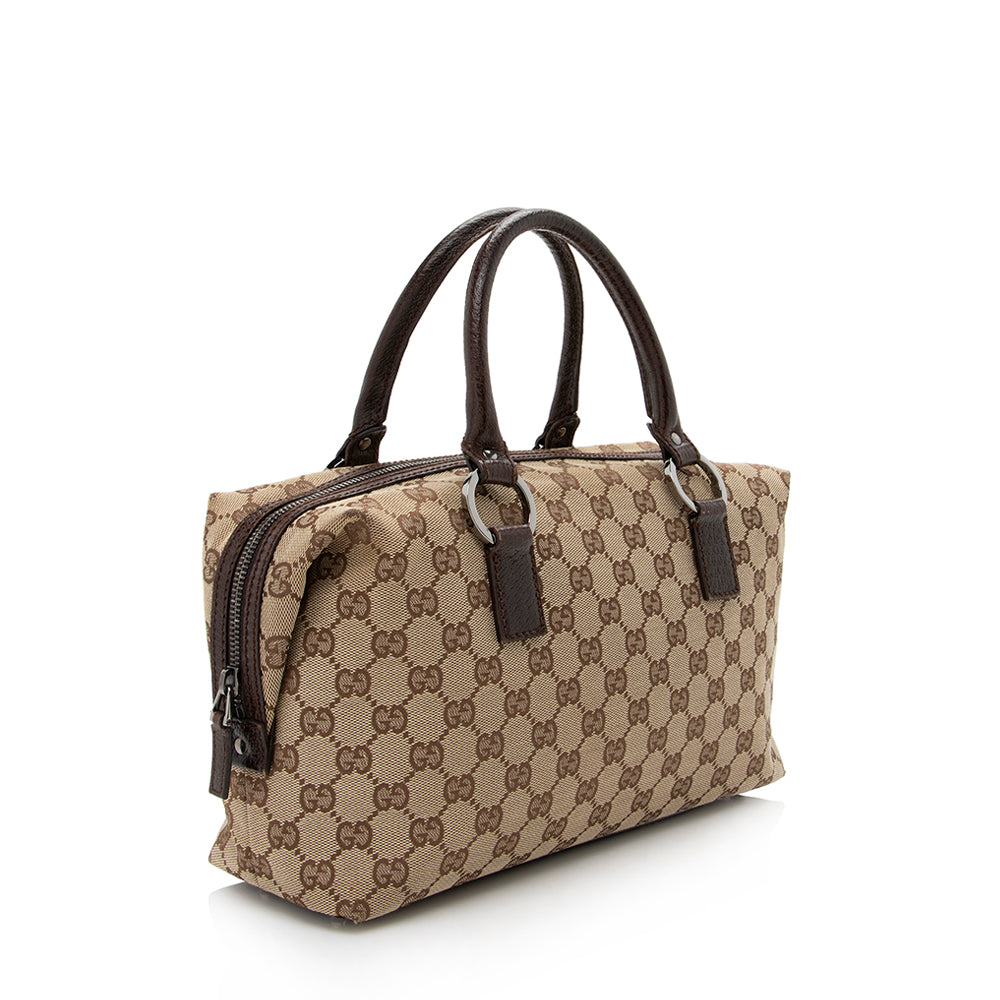 Gucci Gucci Canvas Satchel (SHF-16382)