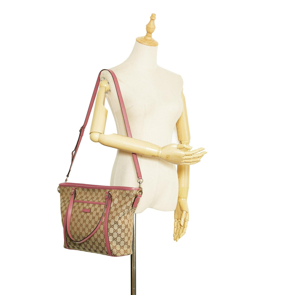 Gucci GG Canvas Satchel (SHG-krSlKU)