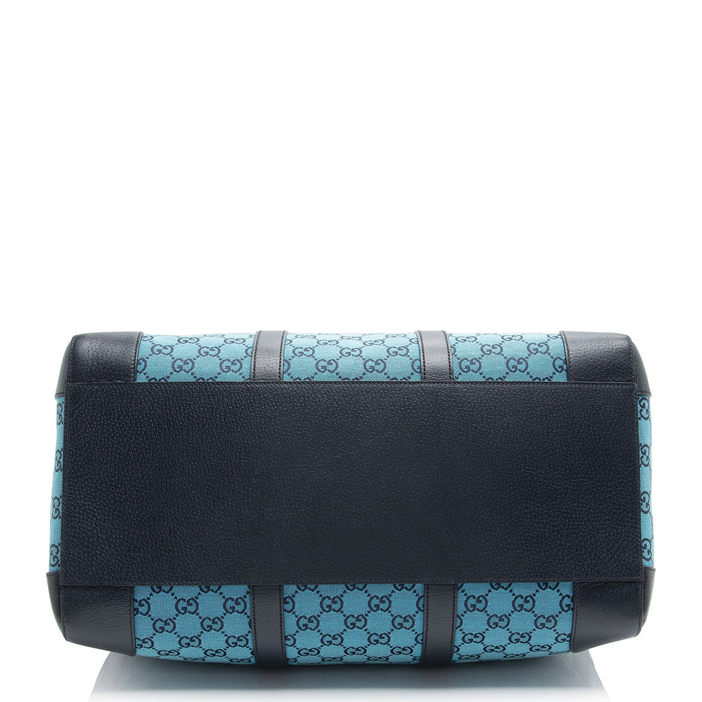 Gucci GG Canvas Savoy Medium Duffle (SHF-8zVTxr)
