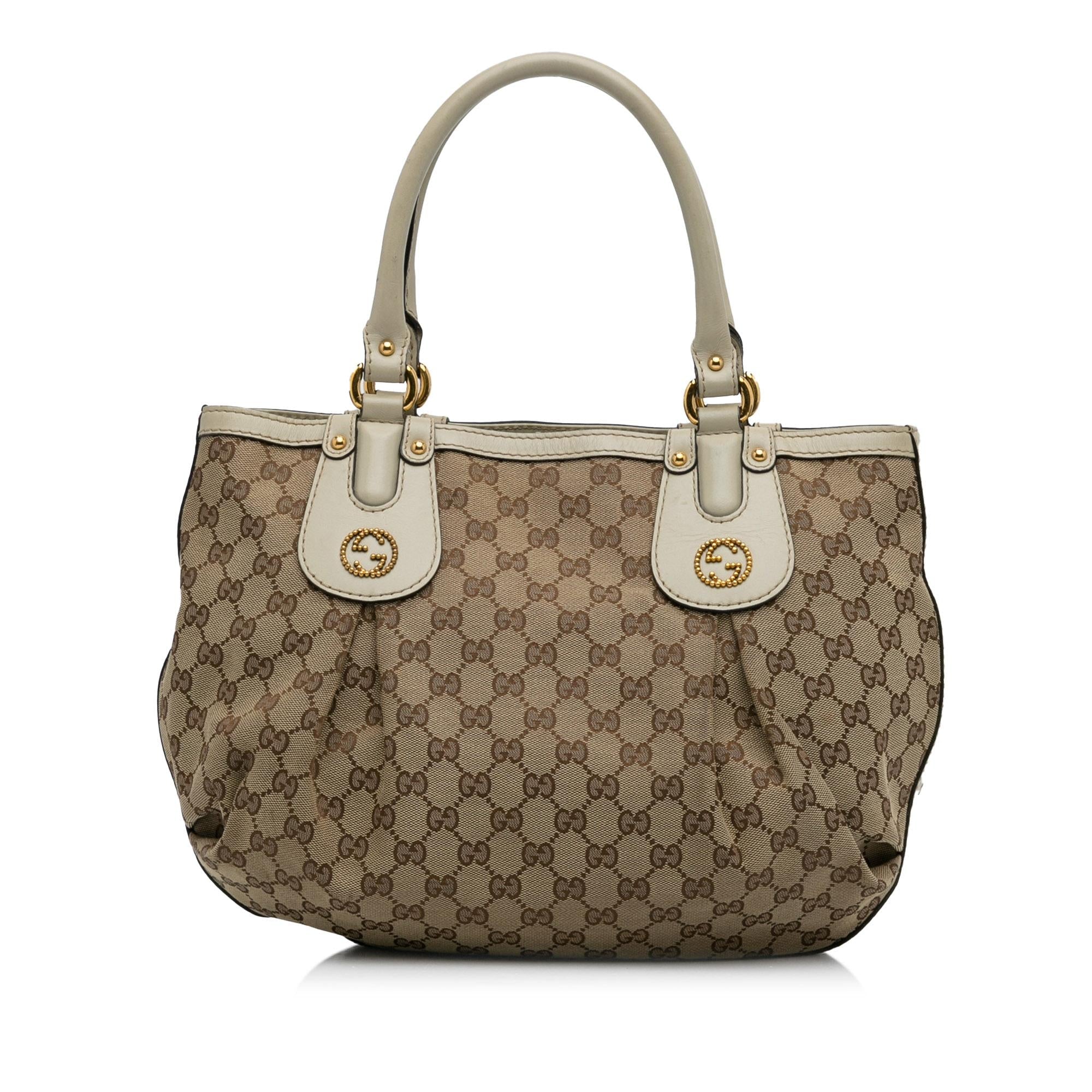 Gucci GG Canvas Scarlett Tote Bag (SHG-V3g75g)