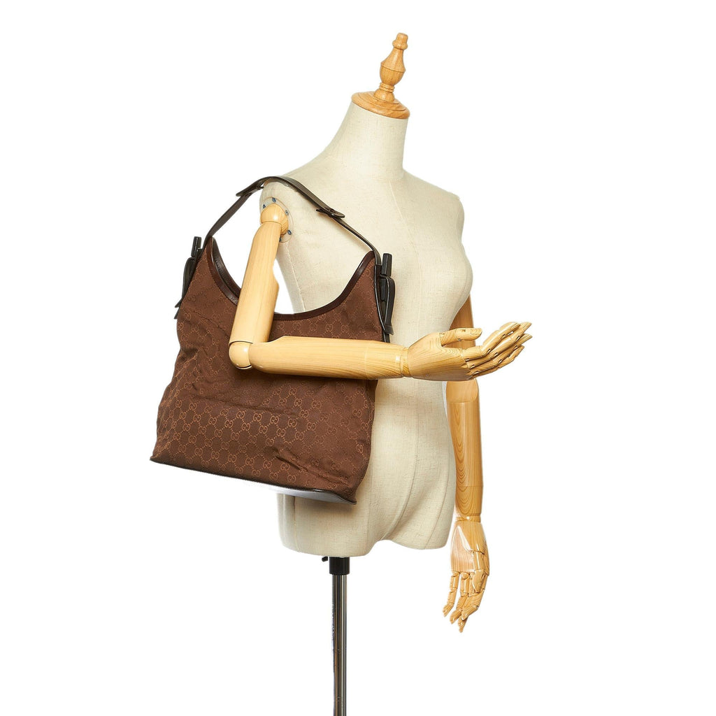 Gucci Gucci Canvas Shoulder Bag (SHG-19179)