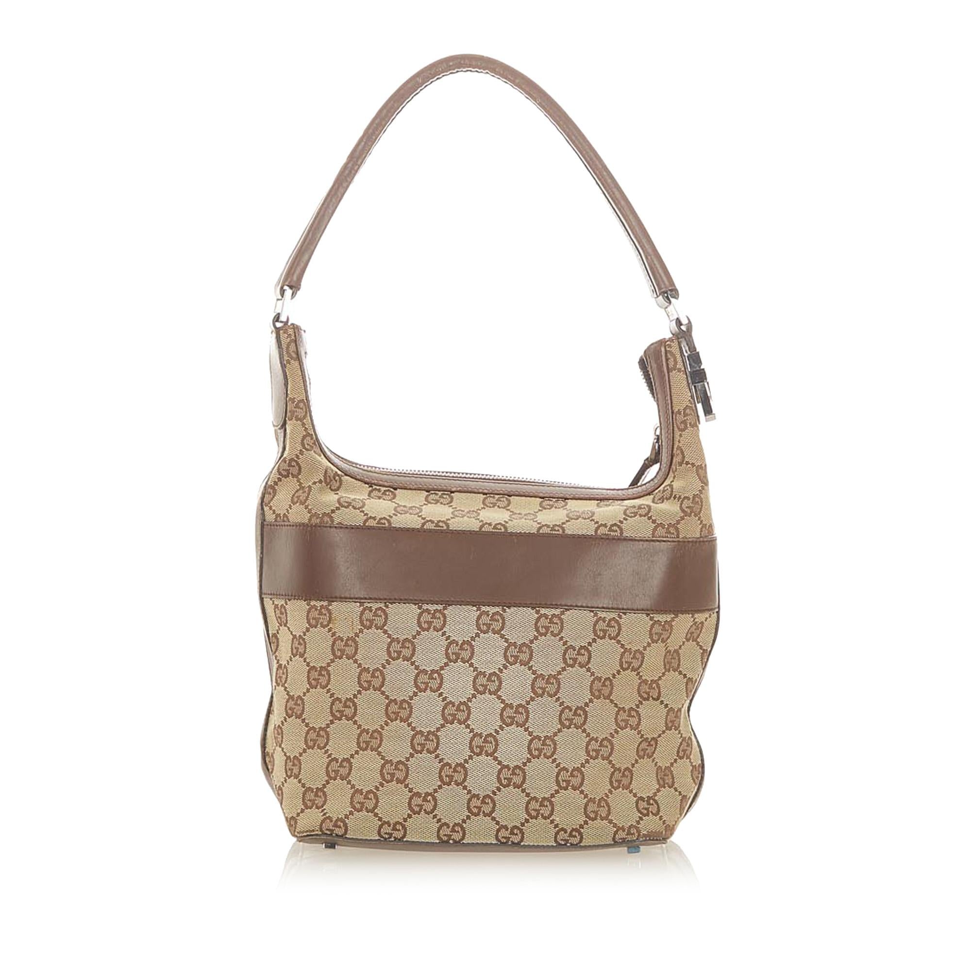 Gucci Gucci Canvas Shoulder Bag (SHG-19561)