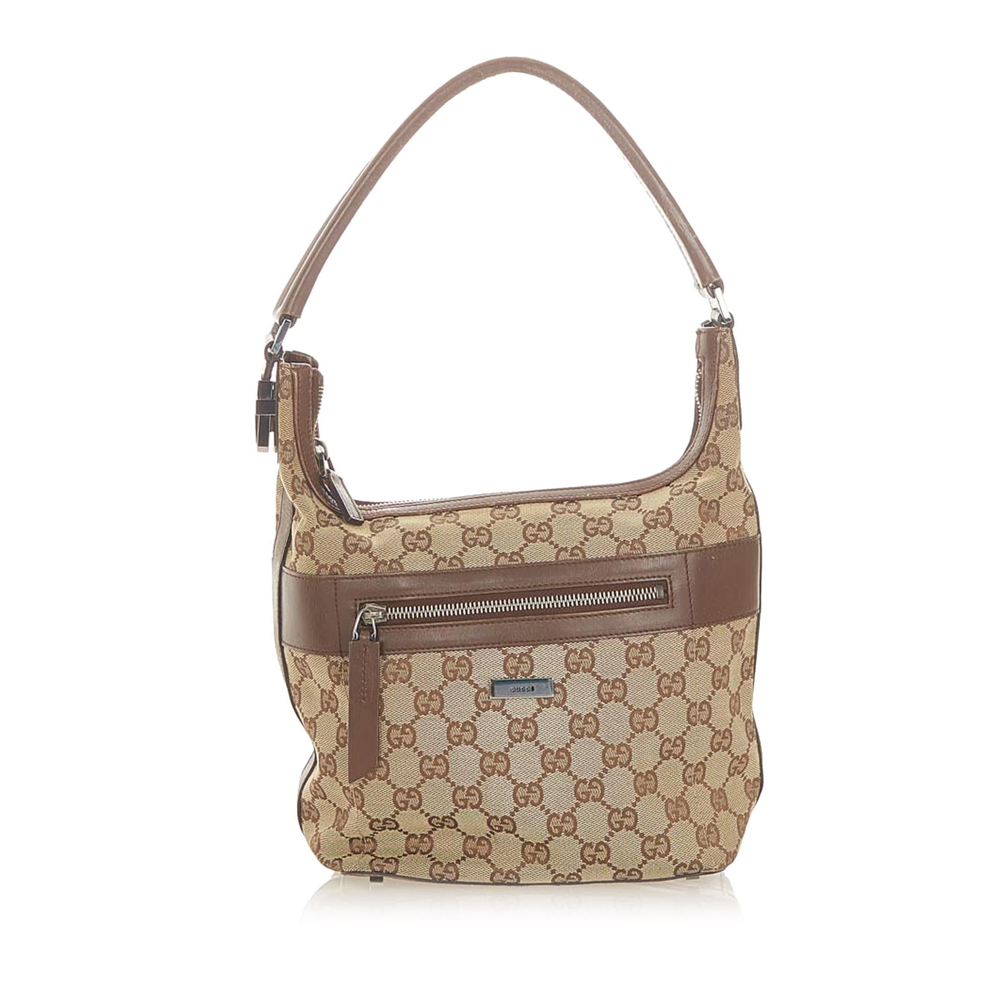 Gucci Gucci Canvas Shoulder Bag (SHG-19561)