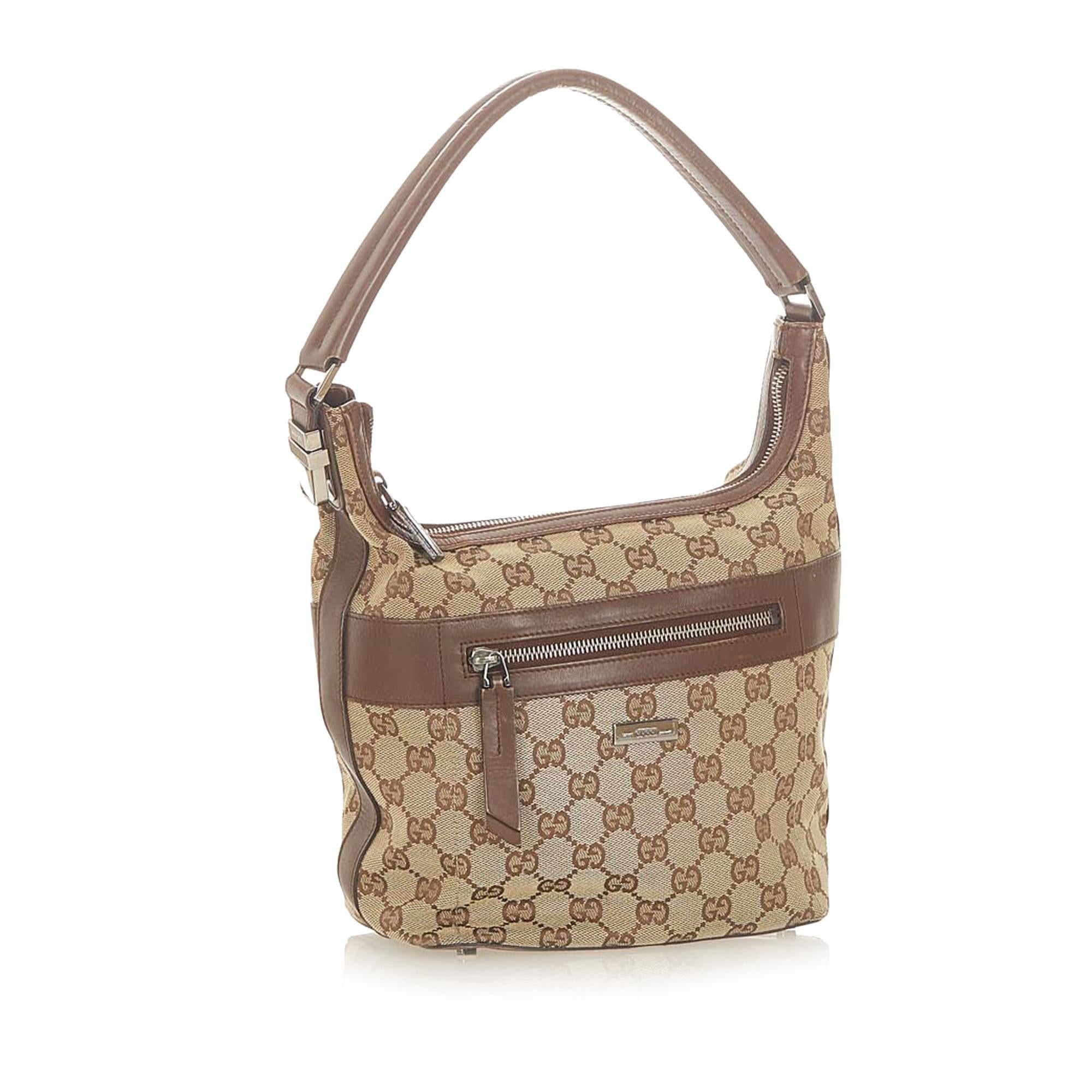 Gucci Gucci Canvas Shoulder Bag (SHG-19561)