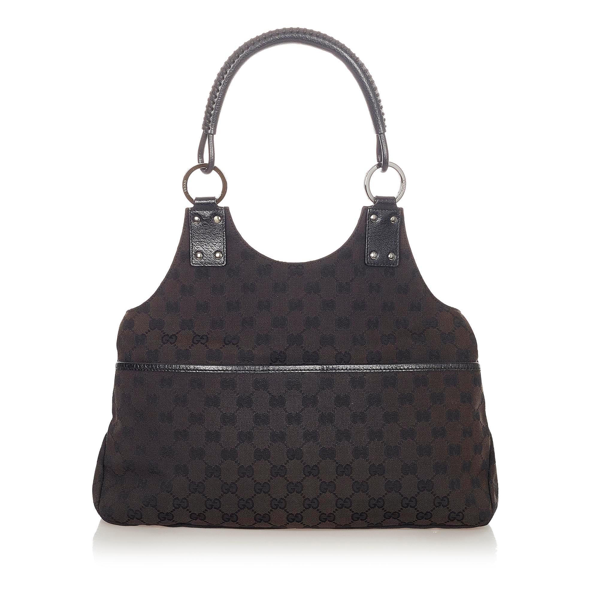 Gucci Gucci Canvas Shoulder Bag (SHG-21713)