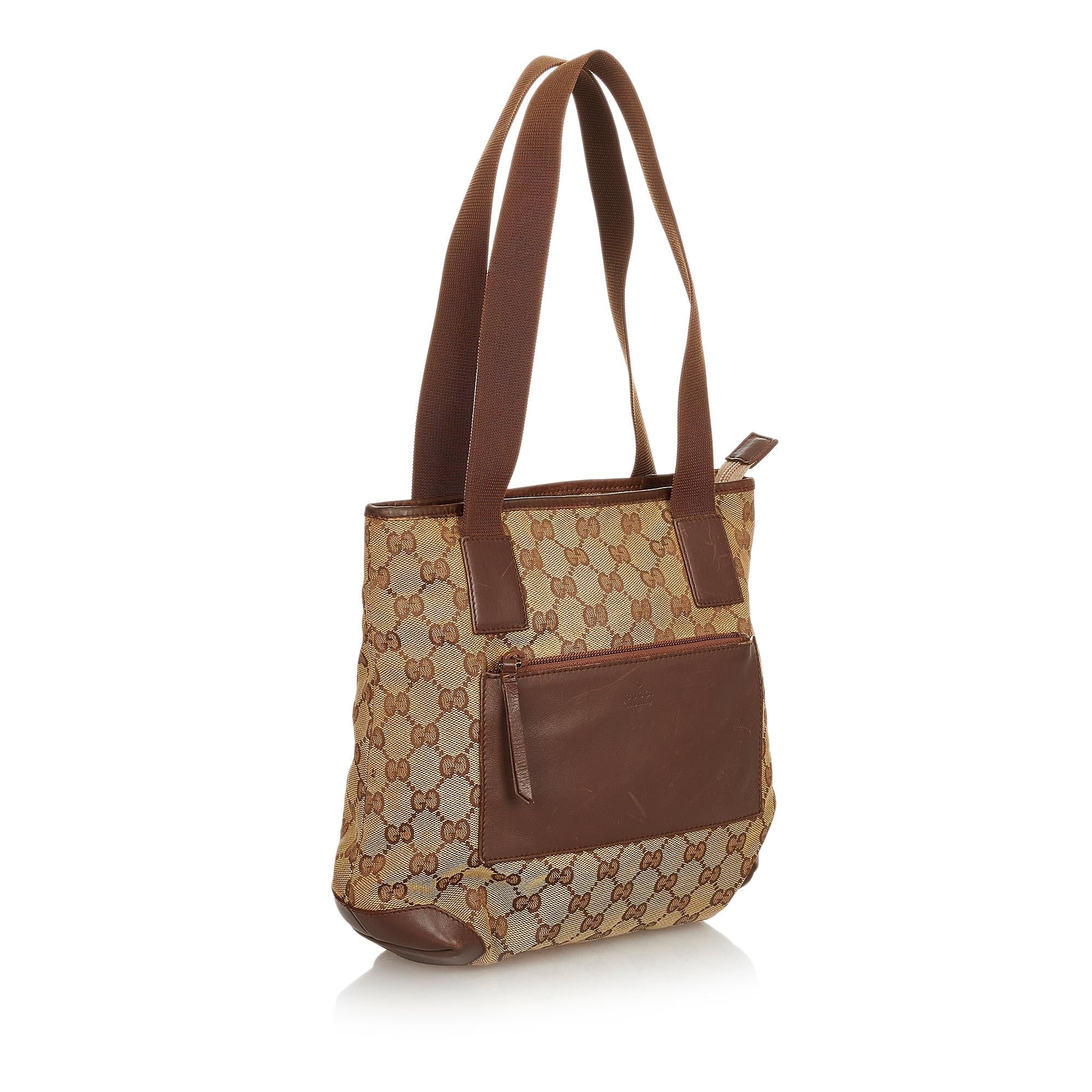 Gucci Gucci Canvas Shoulder Bag (SHG-24856)