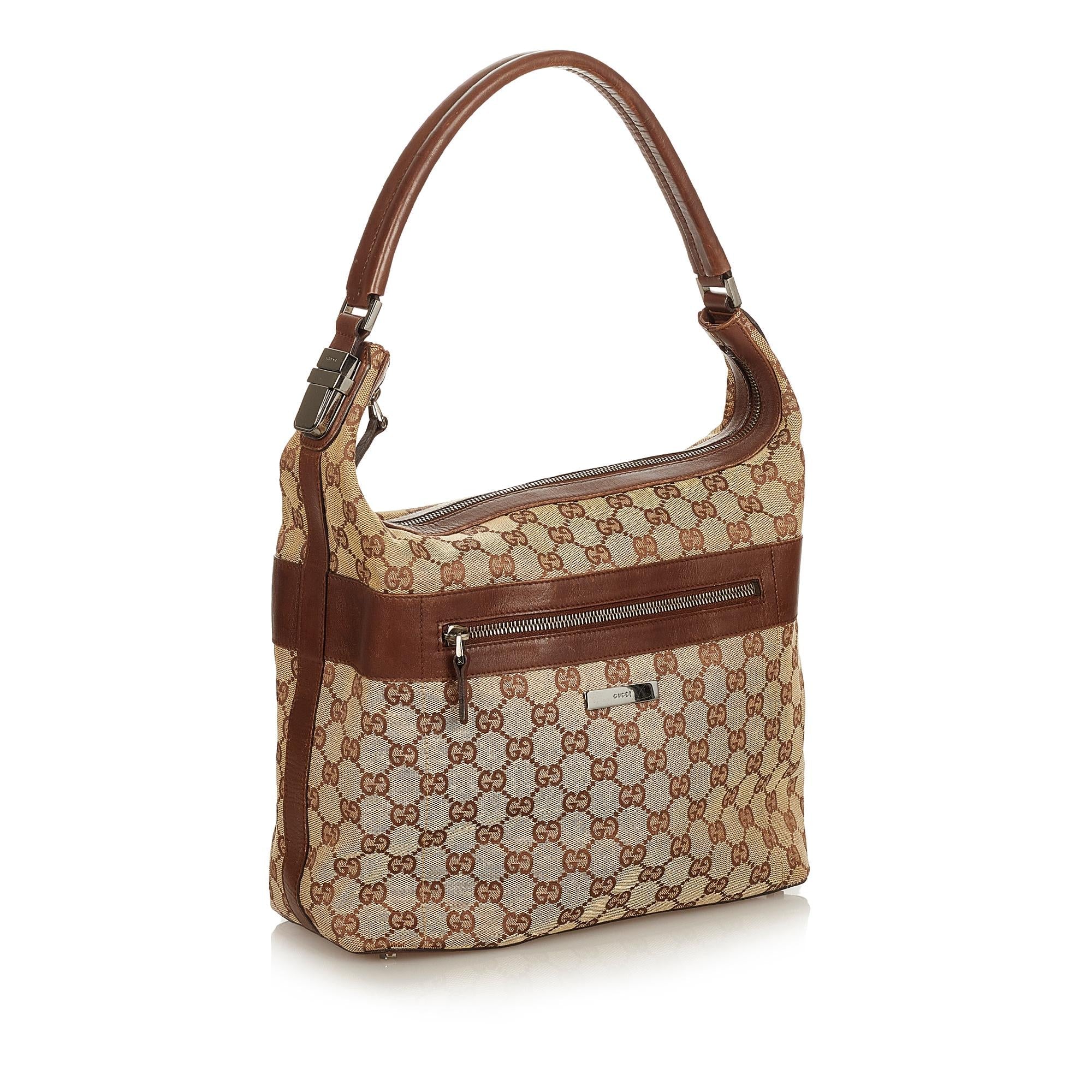 Gucci Gucci Canvas Shoulder Bag (SHG-25362)