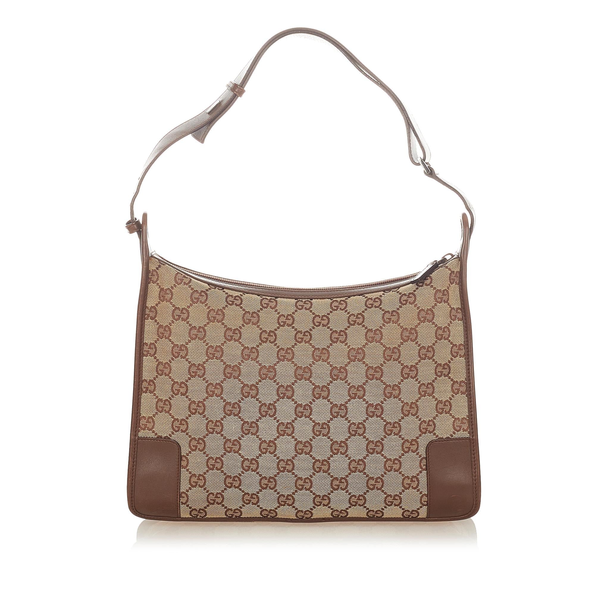 Gucci Gucci Canvas Shoulder Bag (SHG-26340)