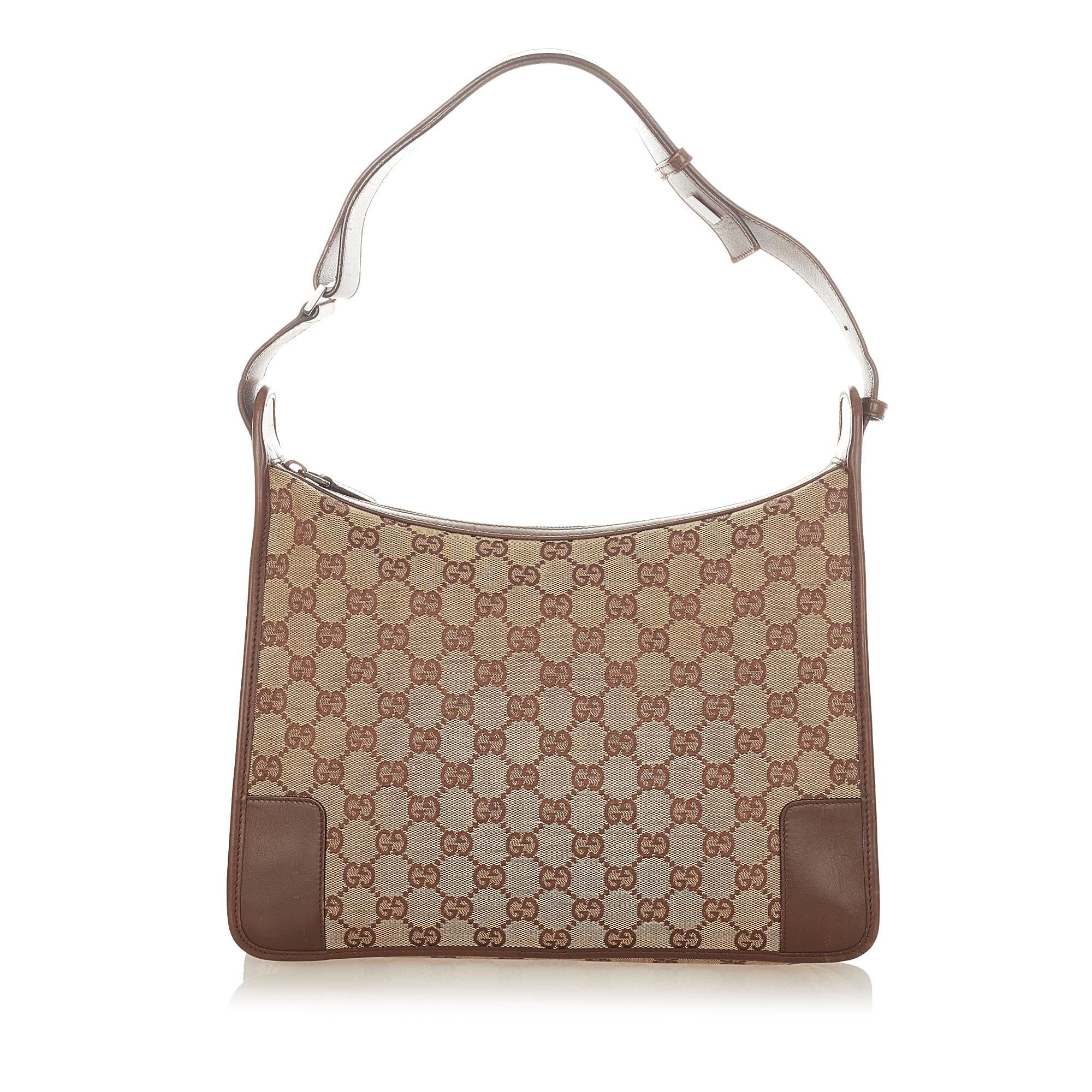 Gucci Gucci Canvas Shoulder Bag (SHG-26340)