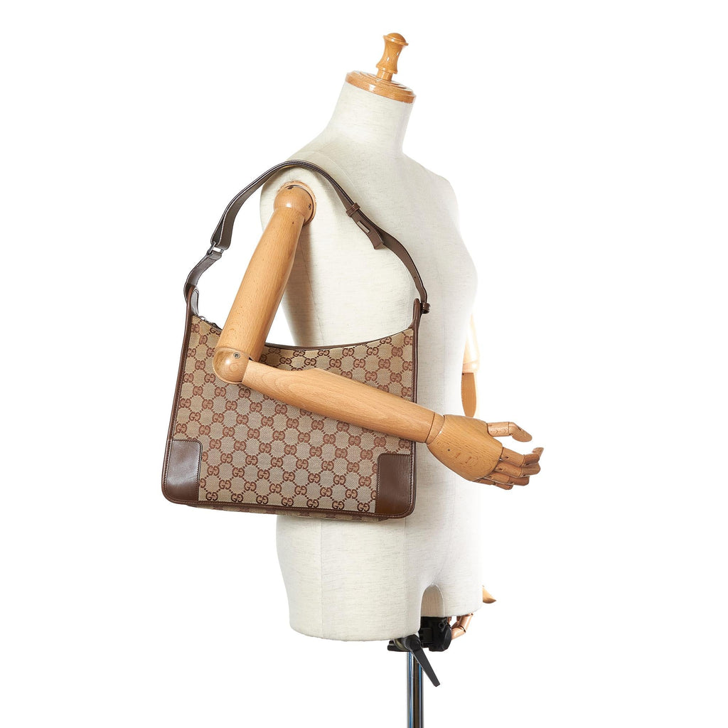 Gucci Gucci Canvas Shoulder Bag (SHG-26340)