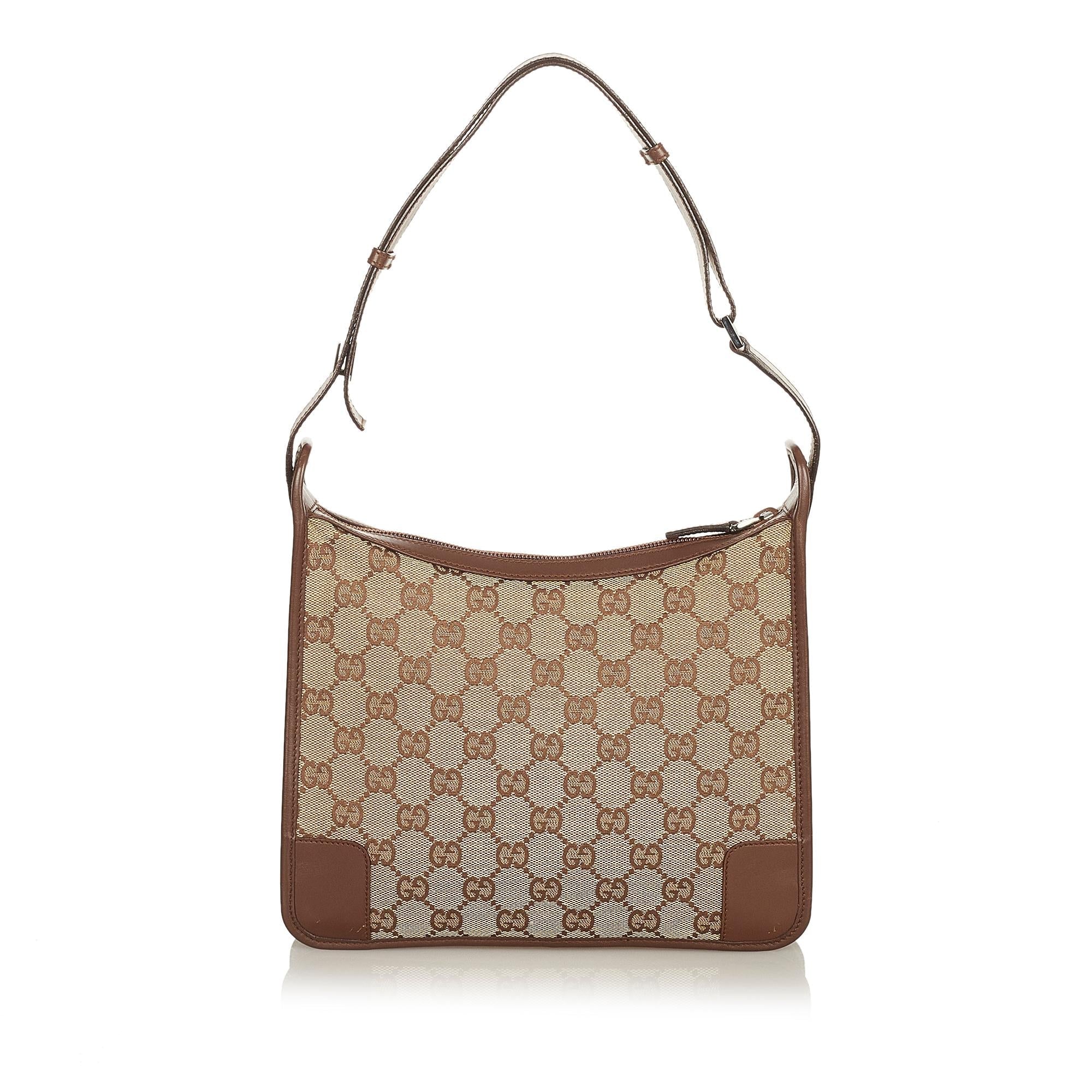 Gucci Gucci Canvas Shoulder Bag (SHG-26648)
