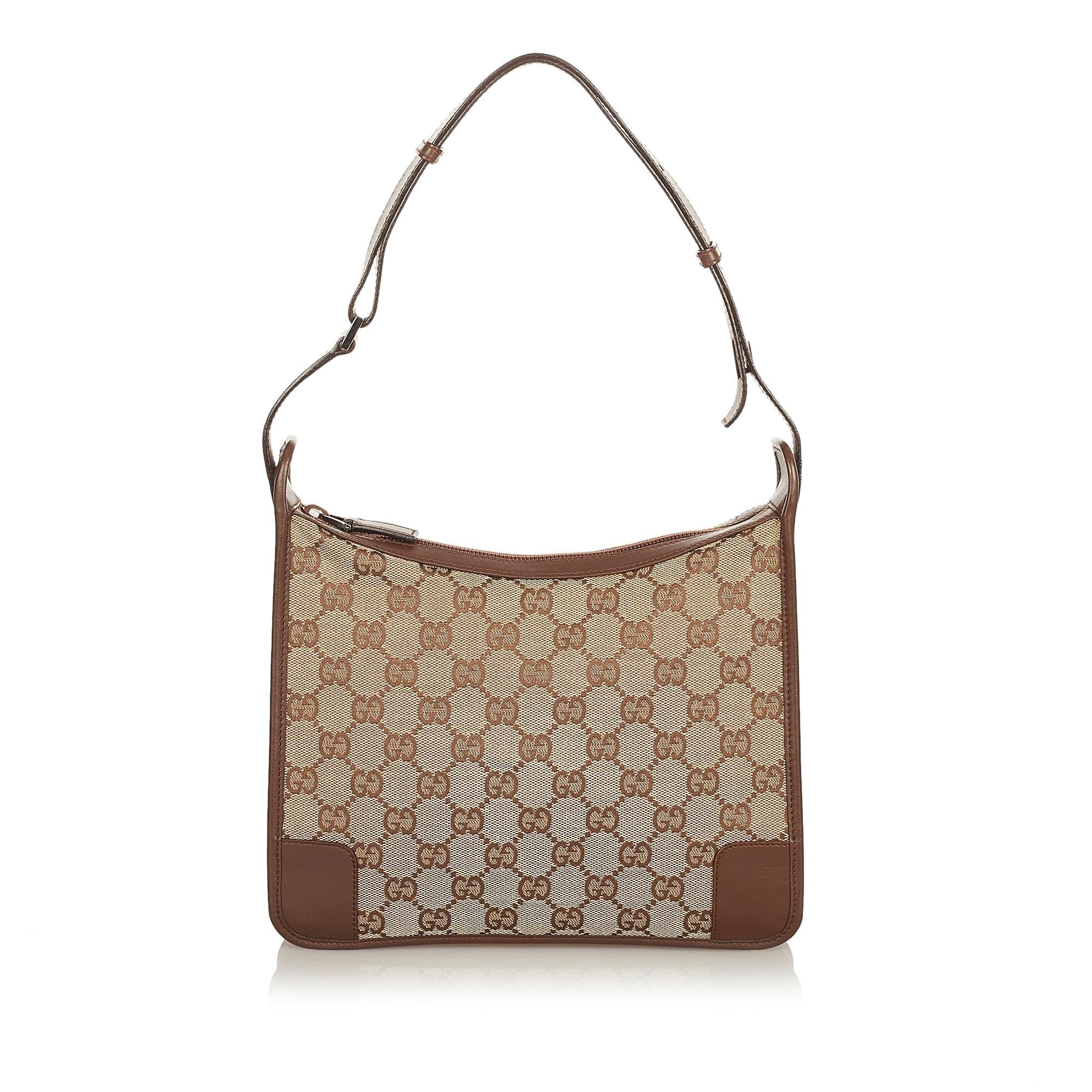 Gucci Gucci Canvas Shoulder Bag (SHG-26648)