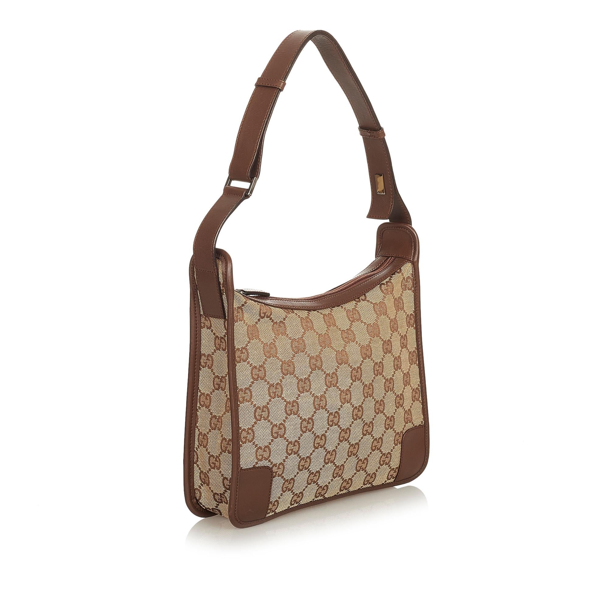 Gucci Gucci Canvas Shoulder Bag (SHG-26648)
