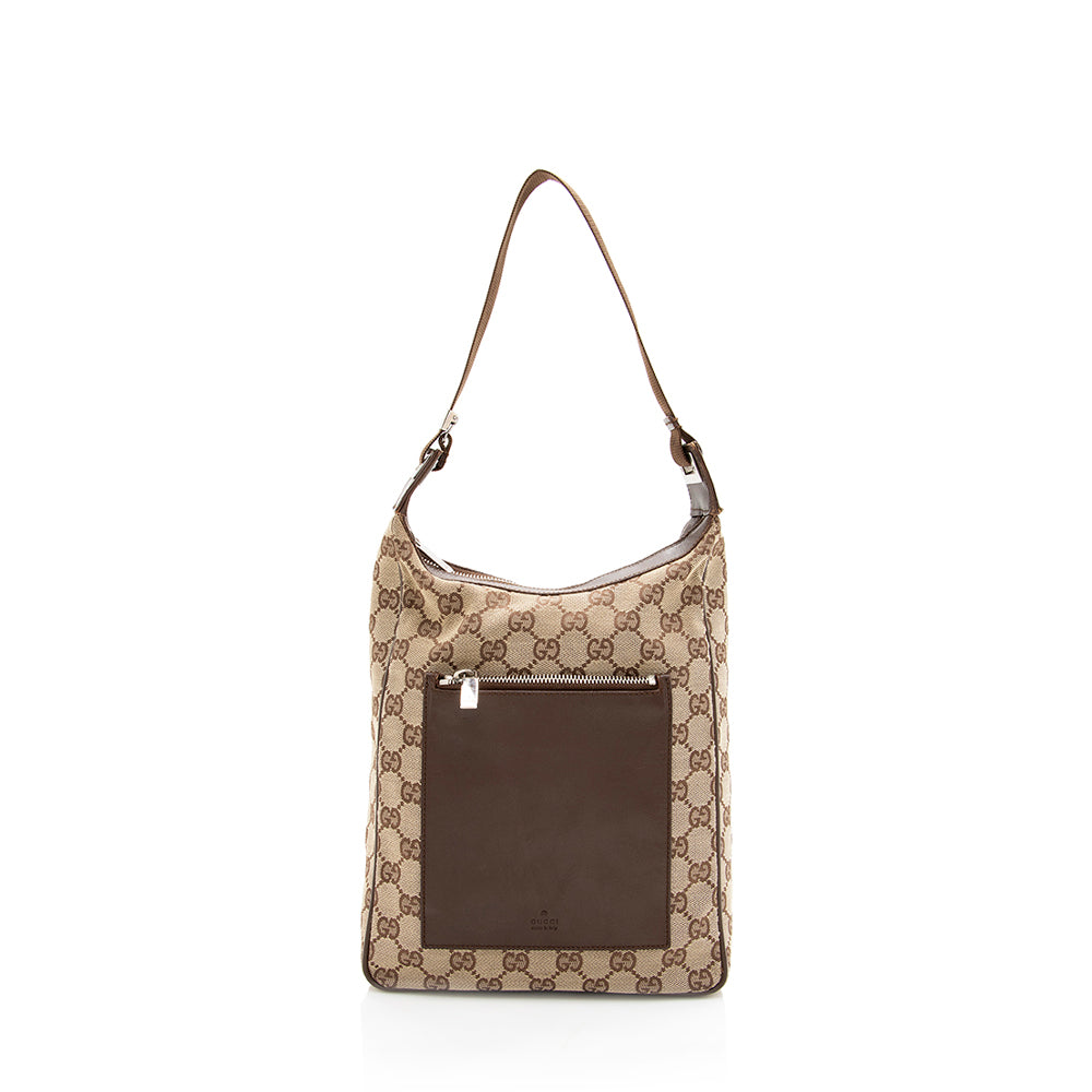 Gucci Gucci Canvas Shoulder Bag (SHF-18234)