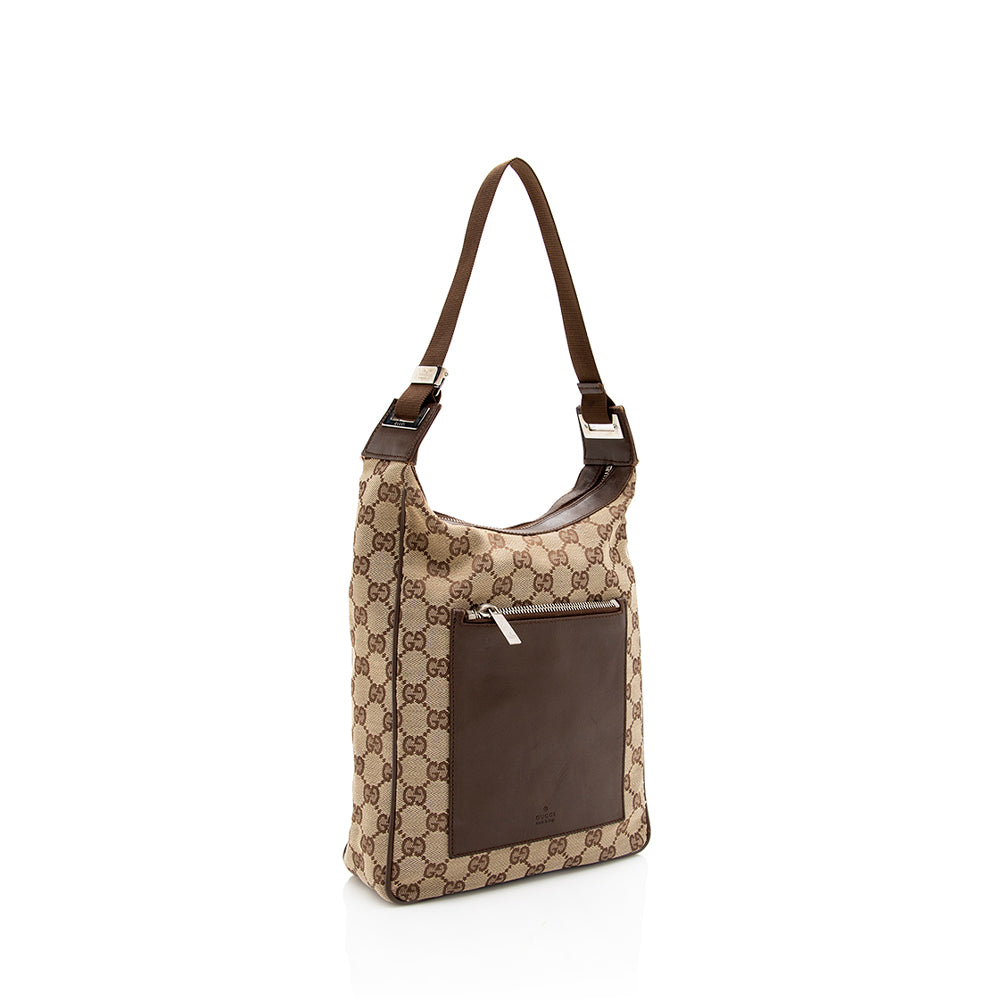 Gucci Gucci Canvas Shoulder Bag (SHF-18234)
