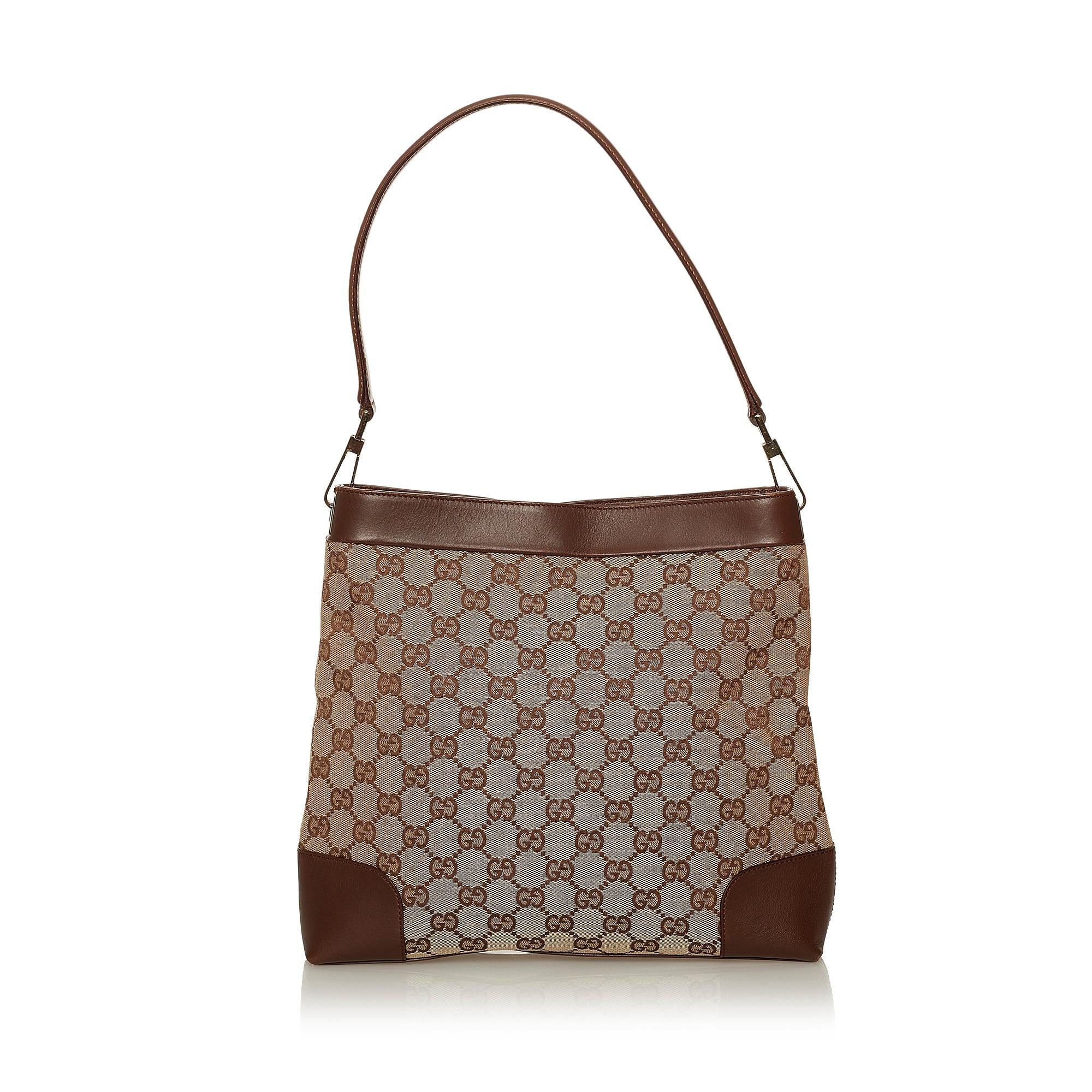 Gucci Gucci Canvas Shoulder Bag (SHG-28956)