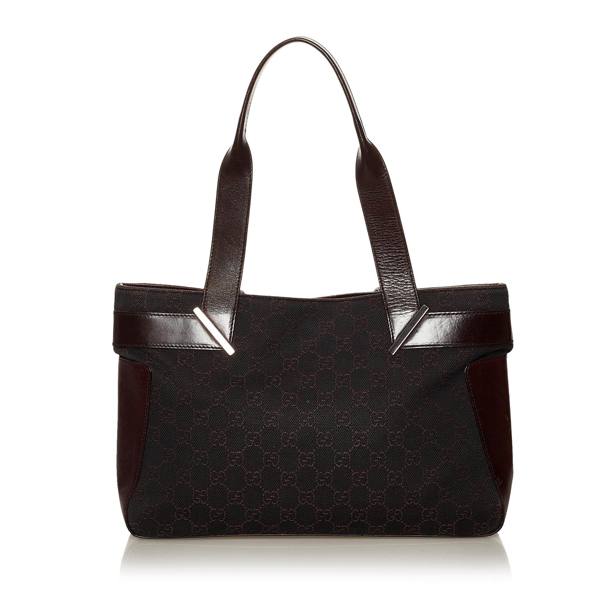 Gucci Gucci Canvas Shoulder Bag (SHG-28960)
