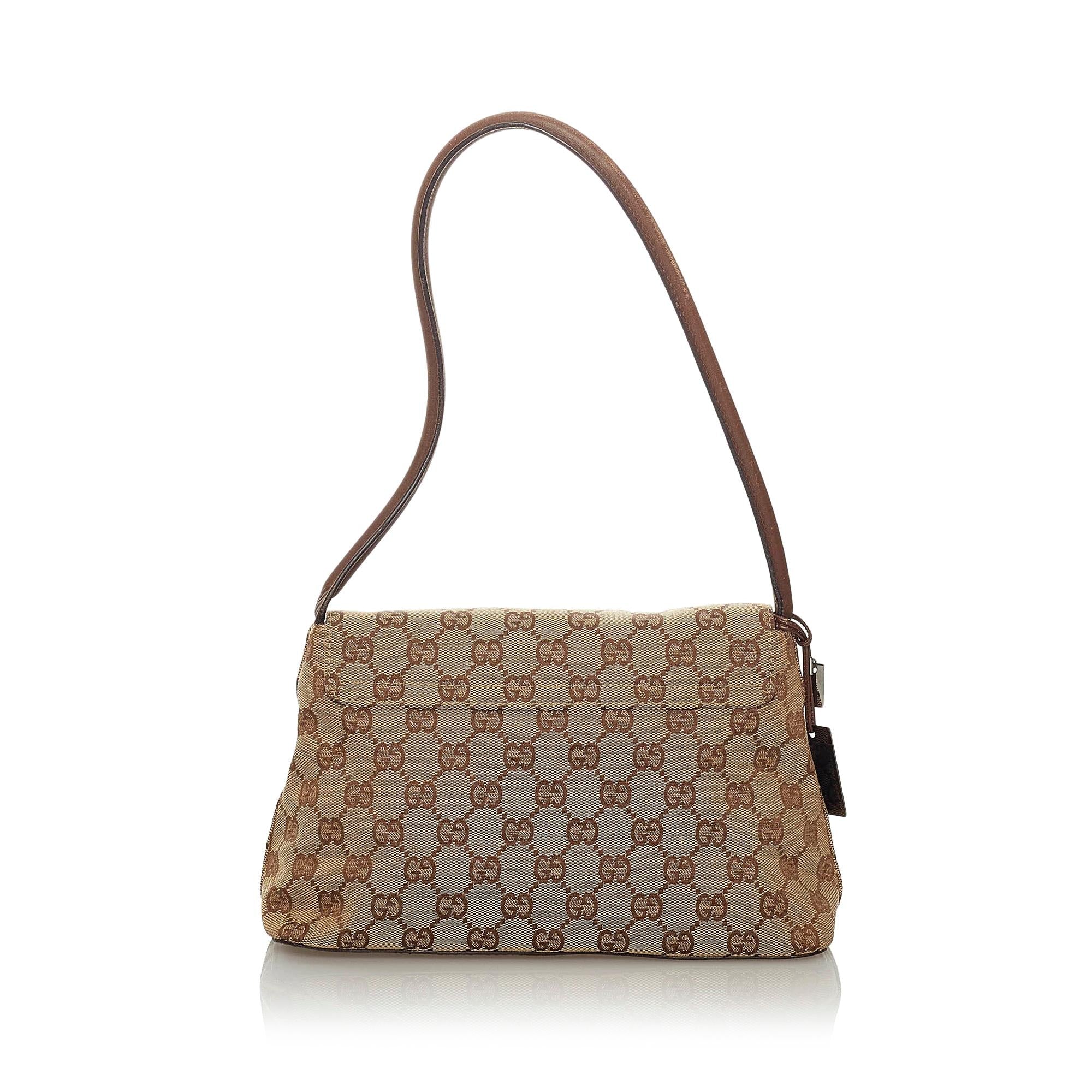 Gucci Gucci Canvas Shoulder Bag (SHG-28963)