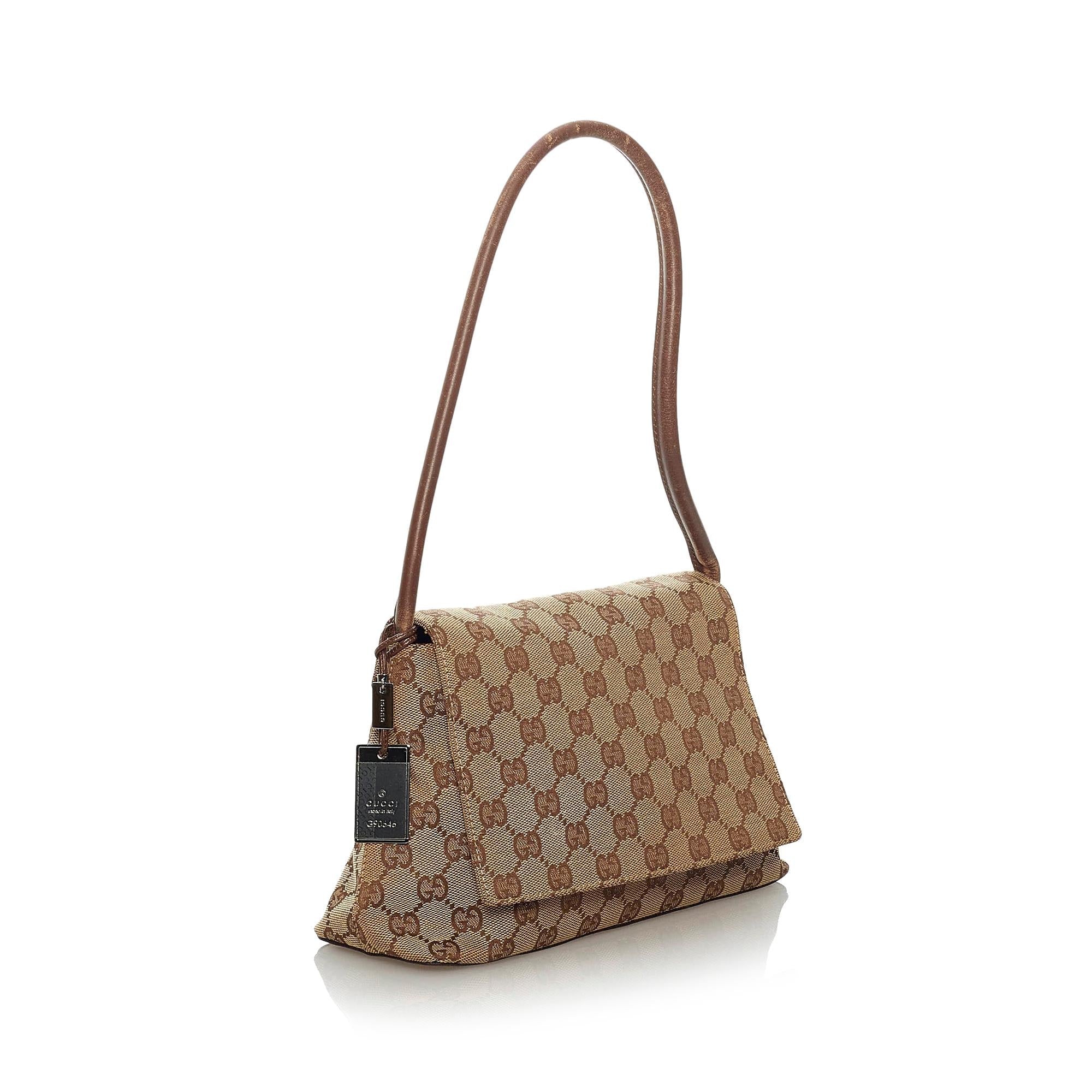 Gucci Gucci Canvas Shoulder Bag (SHG-28963)