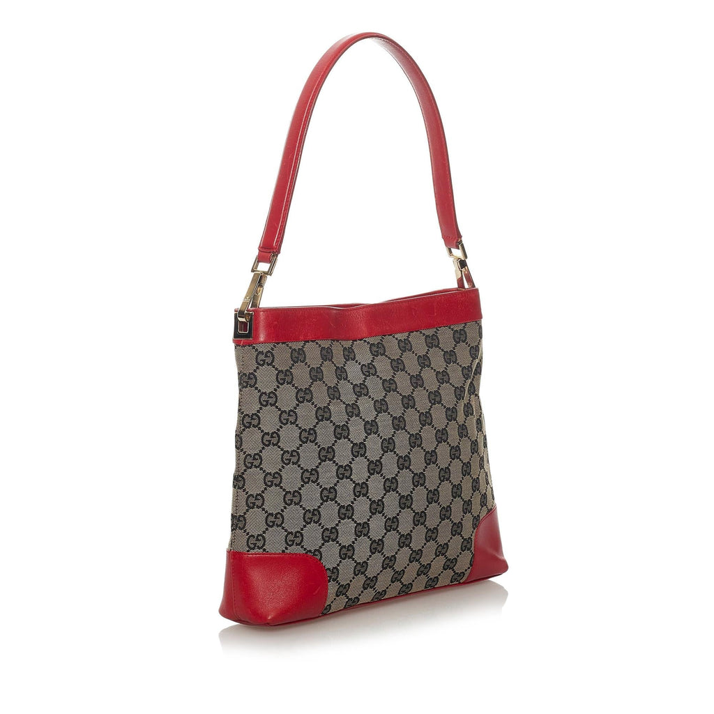 Gucci Gucci Canvas Shoulder Bag (SHG-29003)
