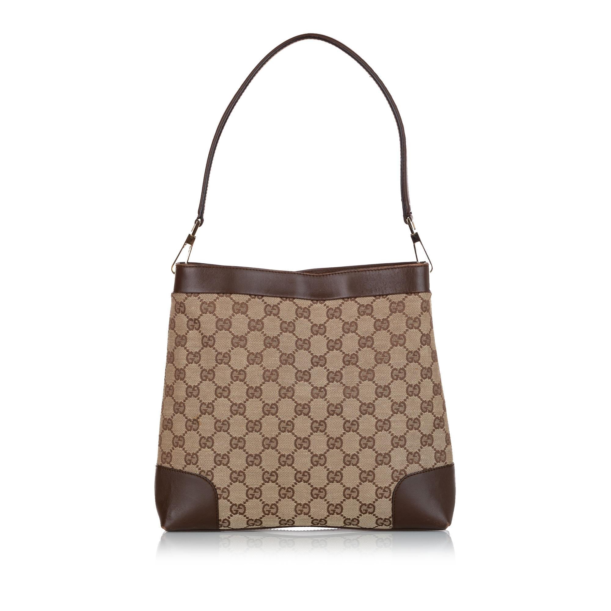 Gucci Gucci Canvas Shoulder Bag (SHG-29189)