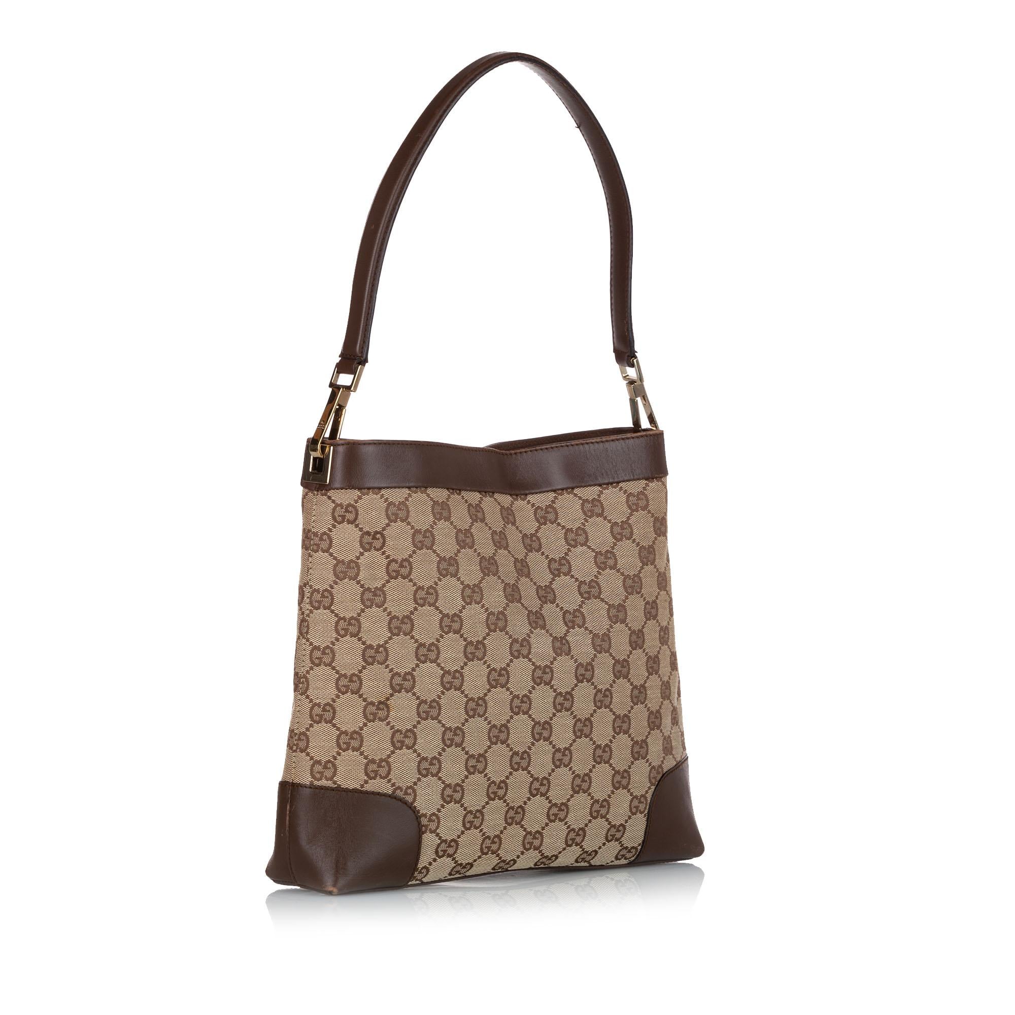 Gucci Gucci Canvas Shoulder Bag (SHG-29189)