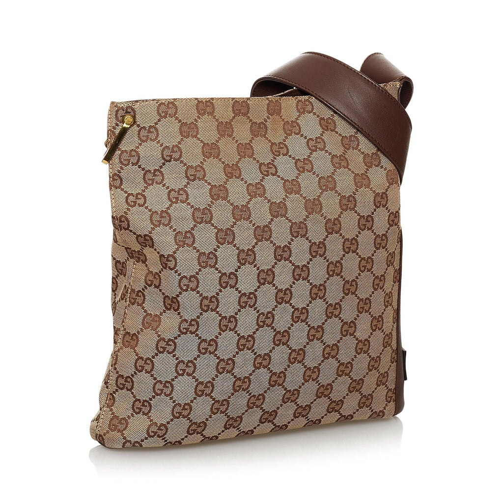 Gucci Gucci Canvas Shoulder Bag (SHG-30527)