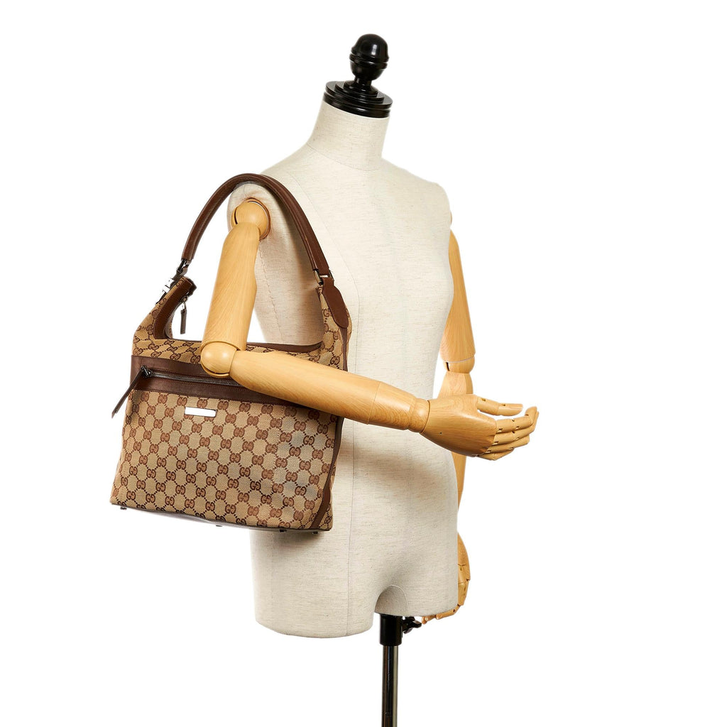 Gucci Gucci Canvas Shoulder Bag (SHG-30818)