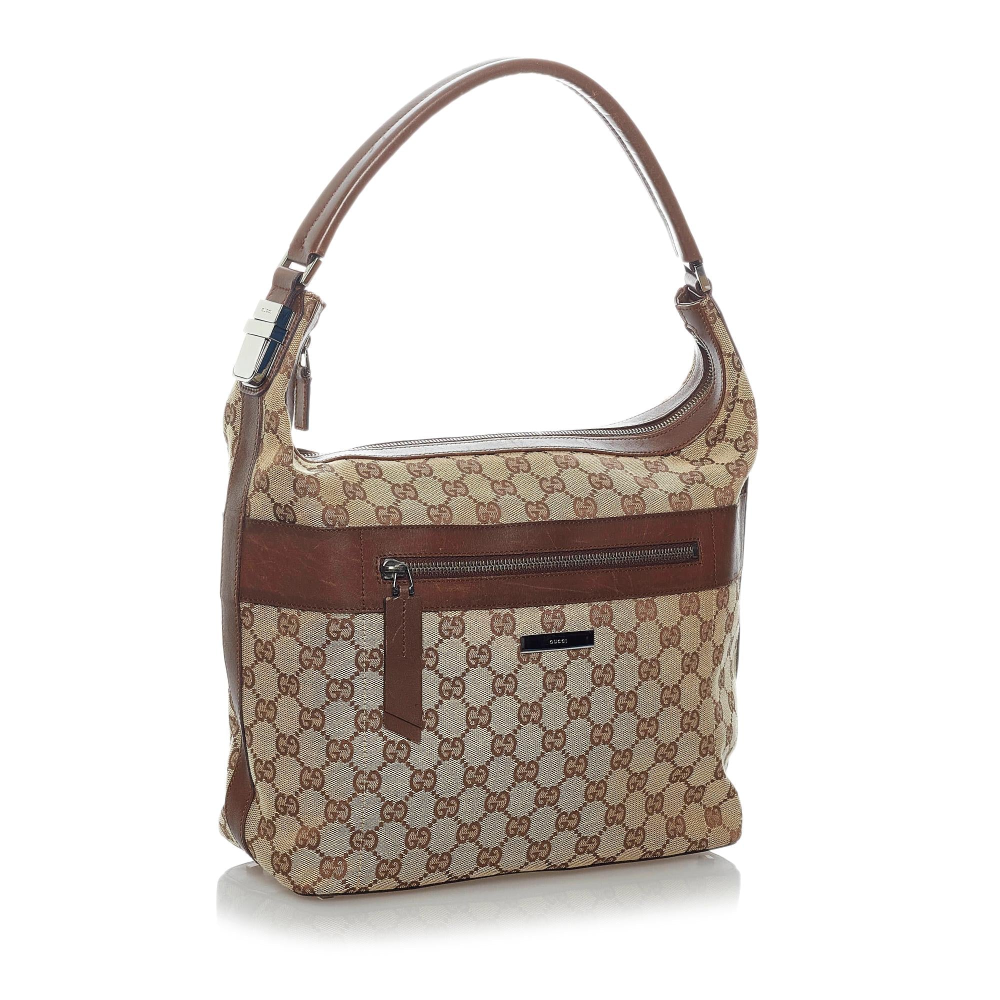 Gucci Gucci Canvas Shoulder Bag (SHG-30818)