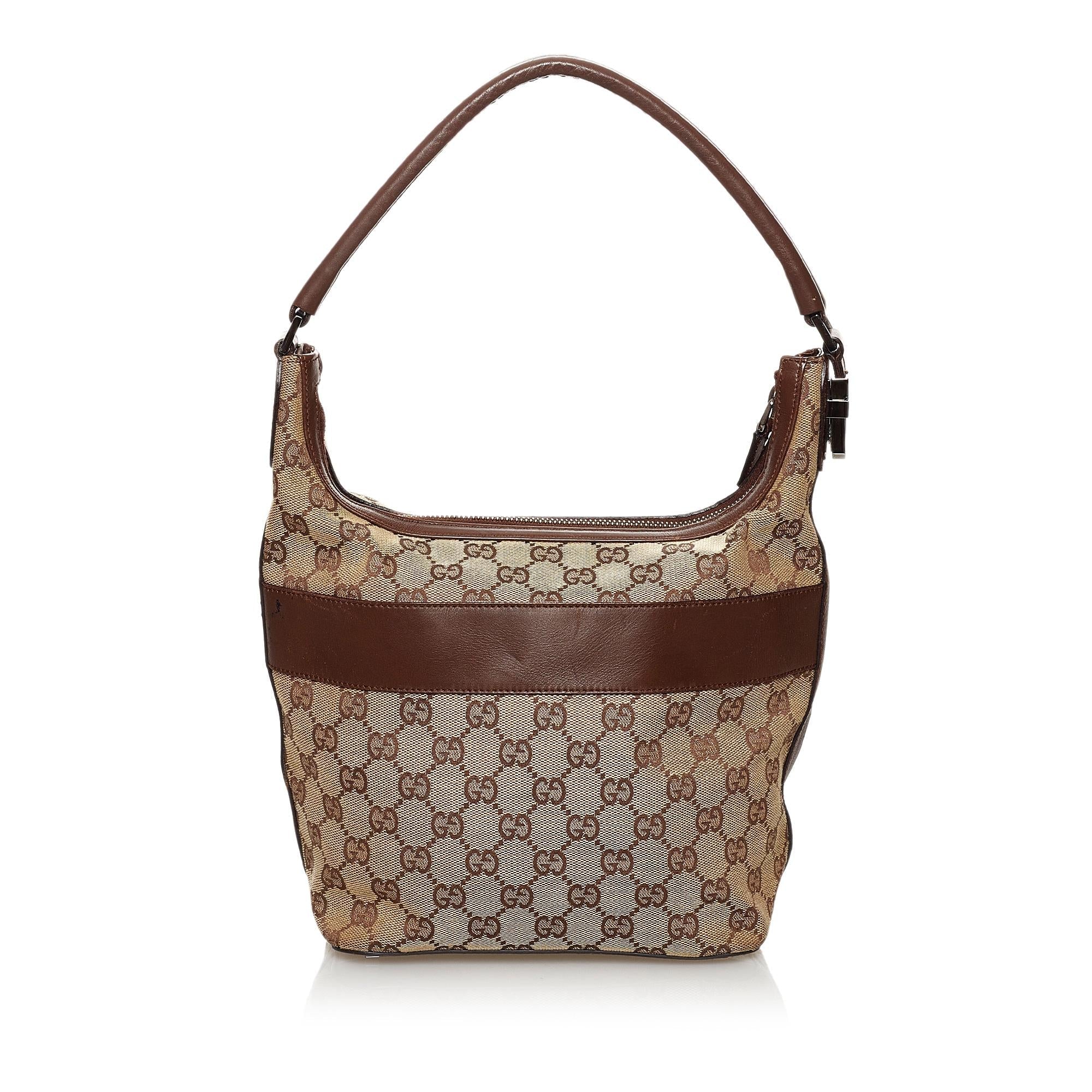 Gucci Gucci Canvas Shoulder Bag (SHG-31013)