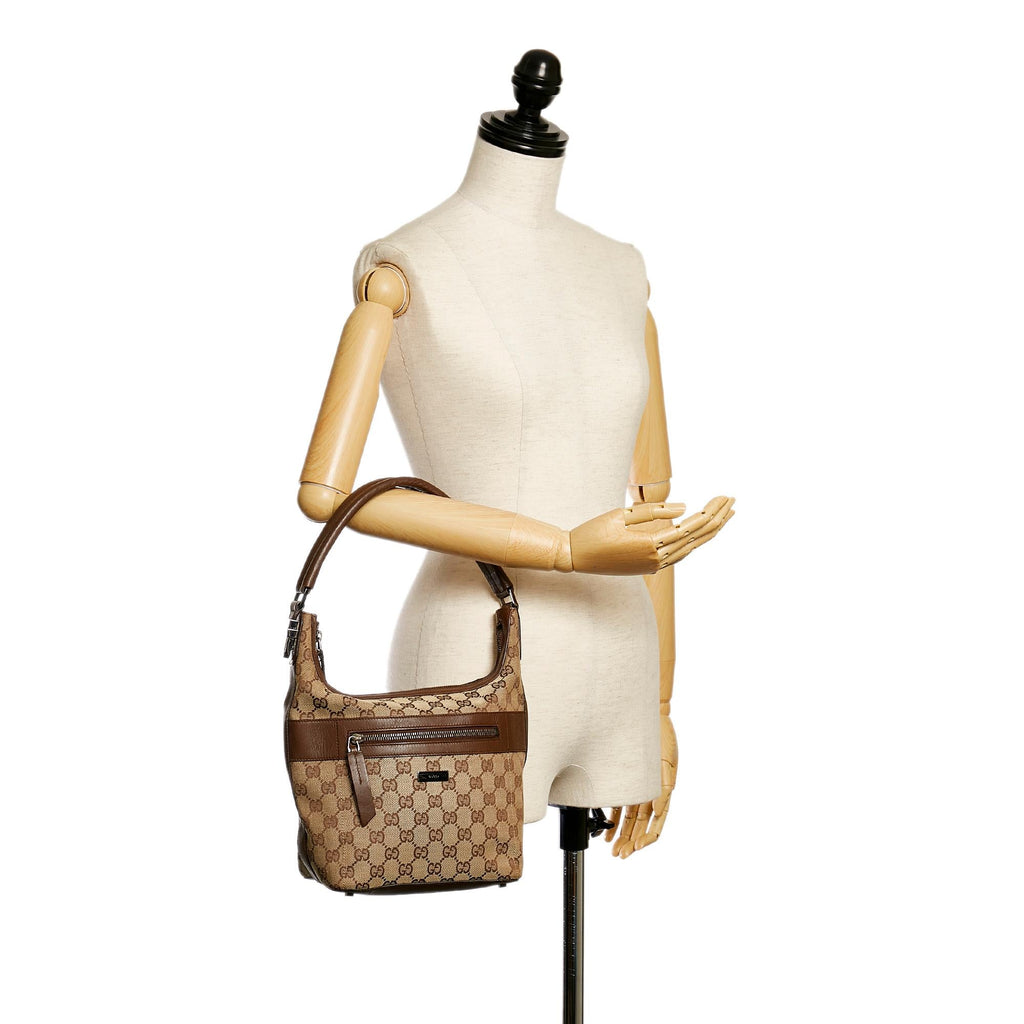 Gucci Gucci Canvas Shoulder Bag (SHG-31013)
