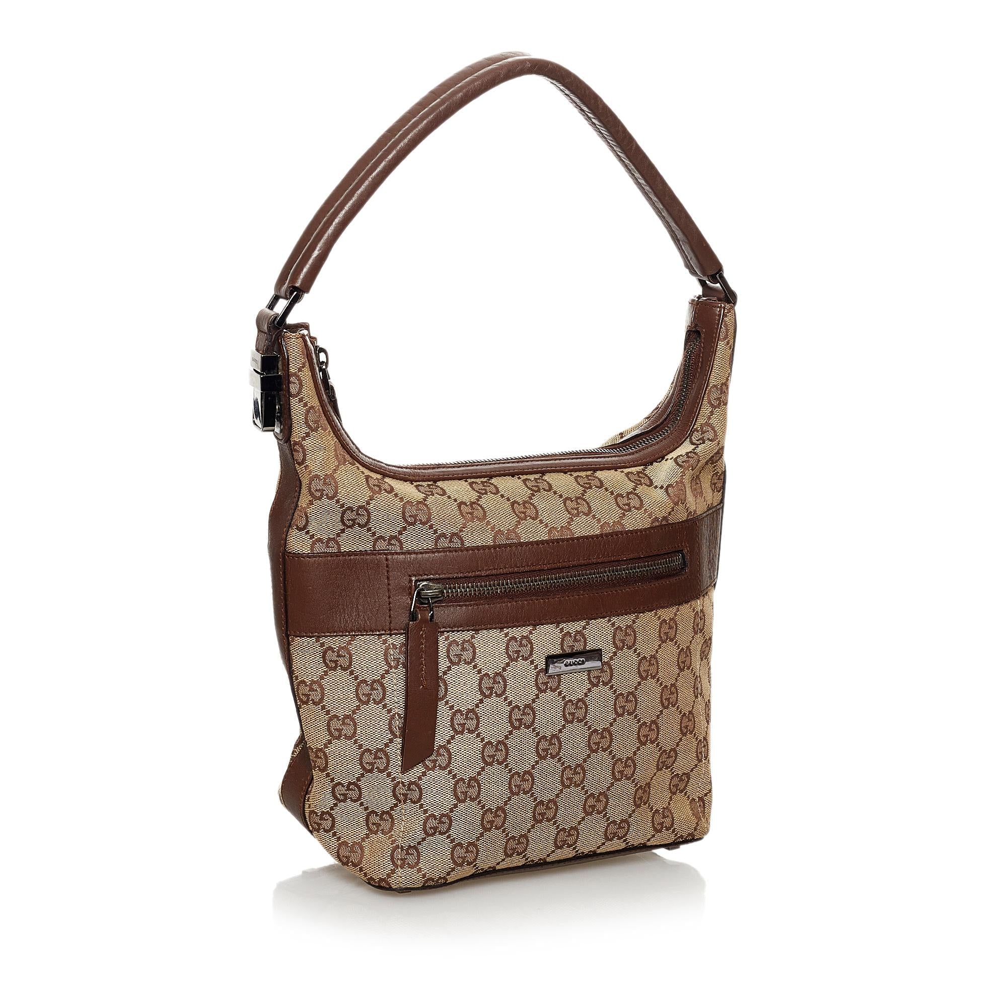 Gucci Gucci Canvas Shoulder Bag (SHG-31013)
