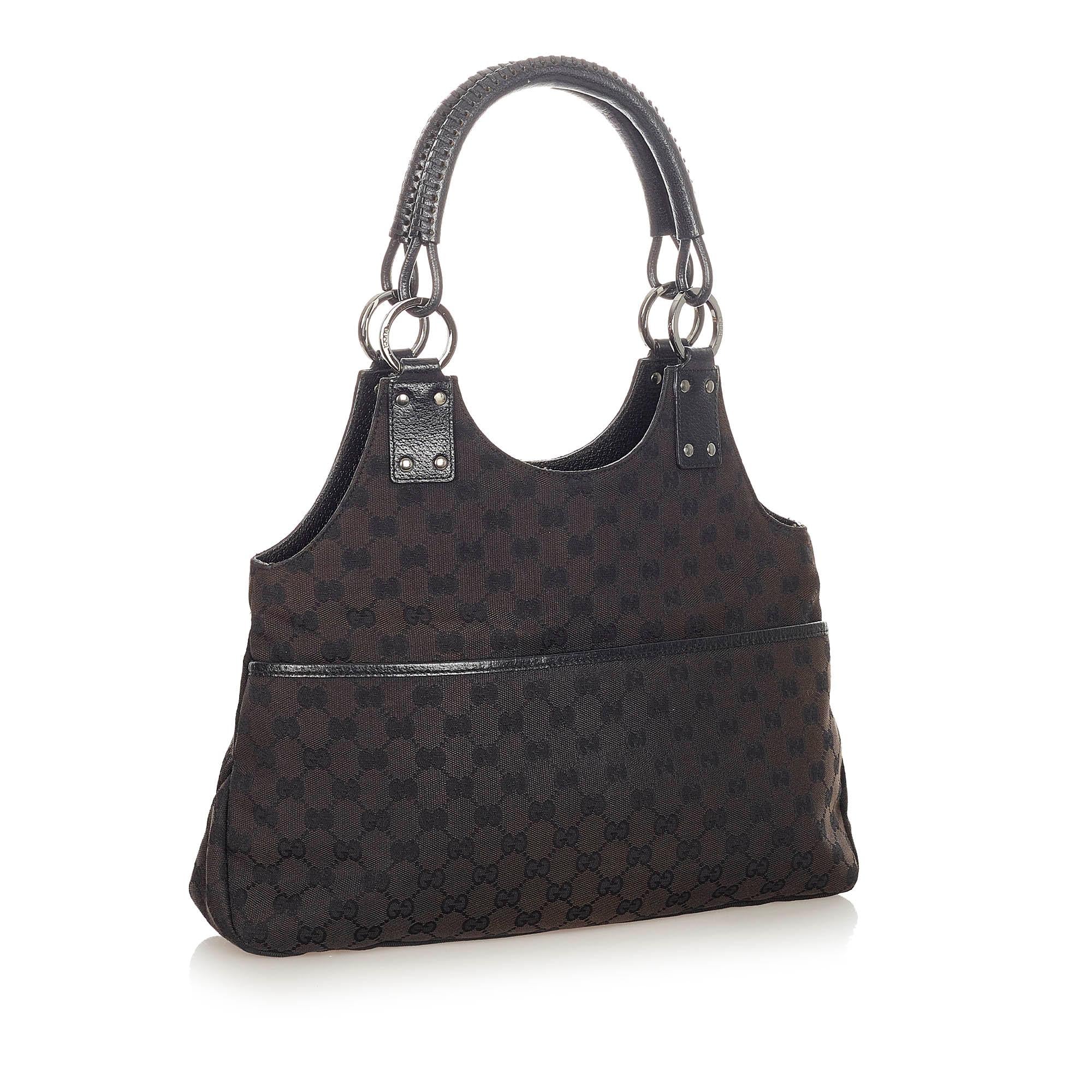 Gucci Gucci Canvas Shoulder Bag (SHG-31968)