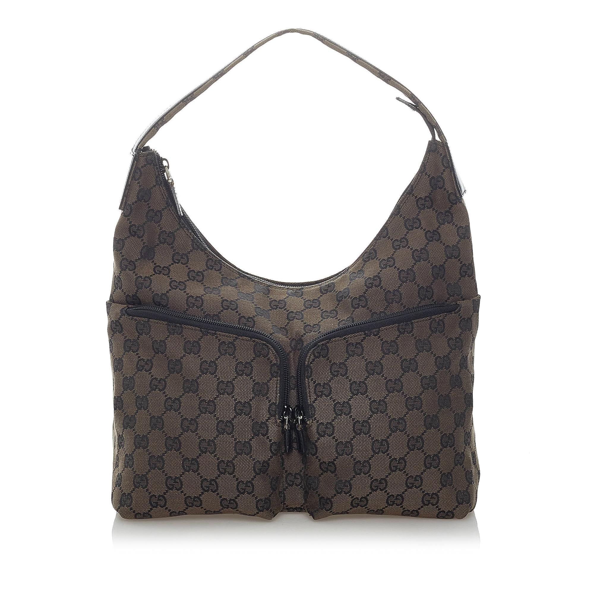Gucci Gucci Canvas Shoulder Bag (SHG-32040)