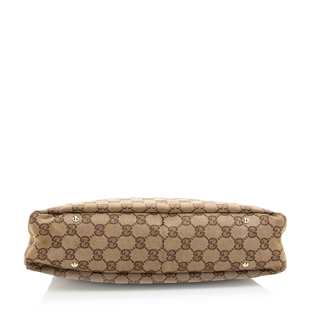 Gucci Gucci Canvas Shoulder Bag (SHF-20621)