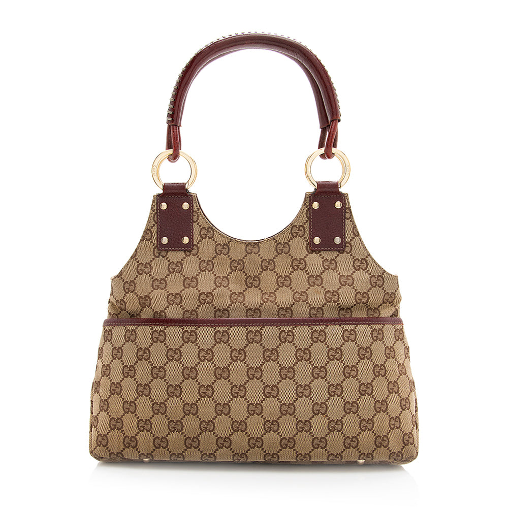 Gucci Gucci Canvas Shoulder Bag (SHF-20621)