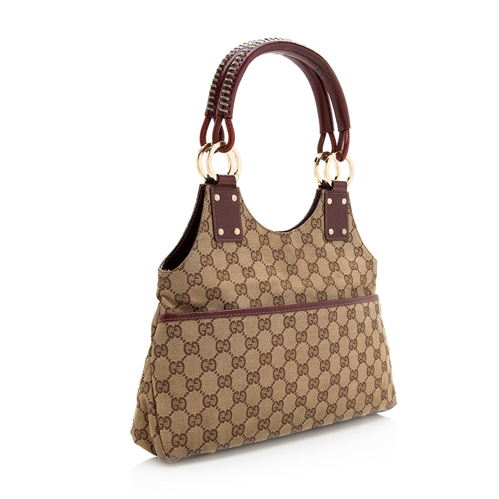 Gucci Gucci Canvas Shoulder Bag (SHF-20621)