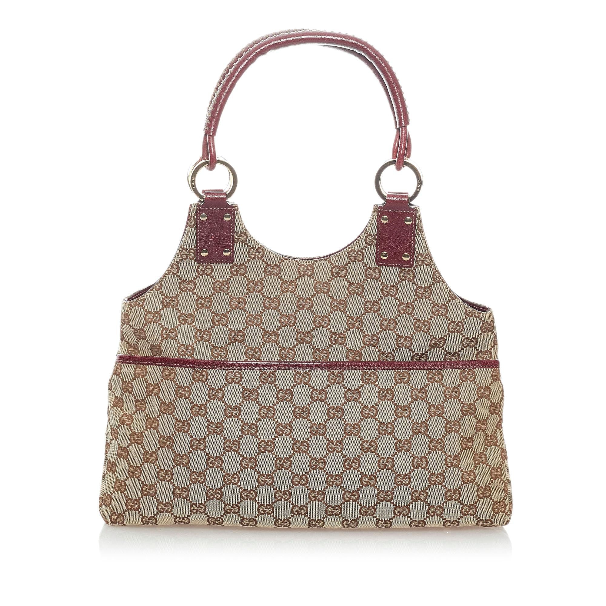 Gucci Gucci Canvas Shoulder Bag (SHG-32241)