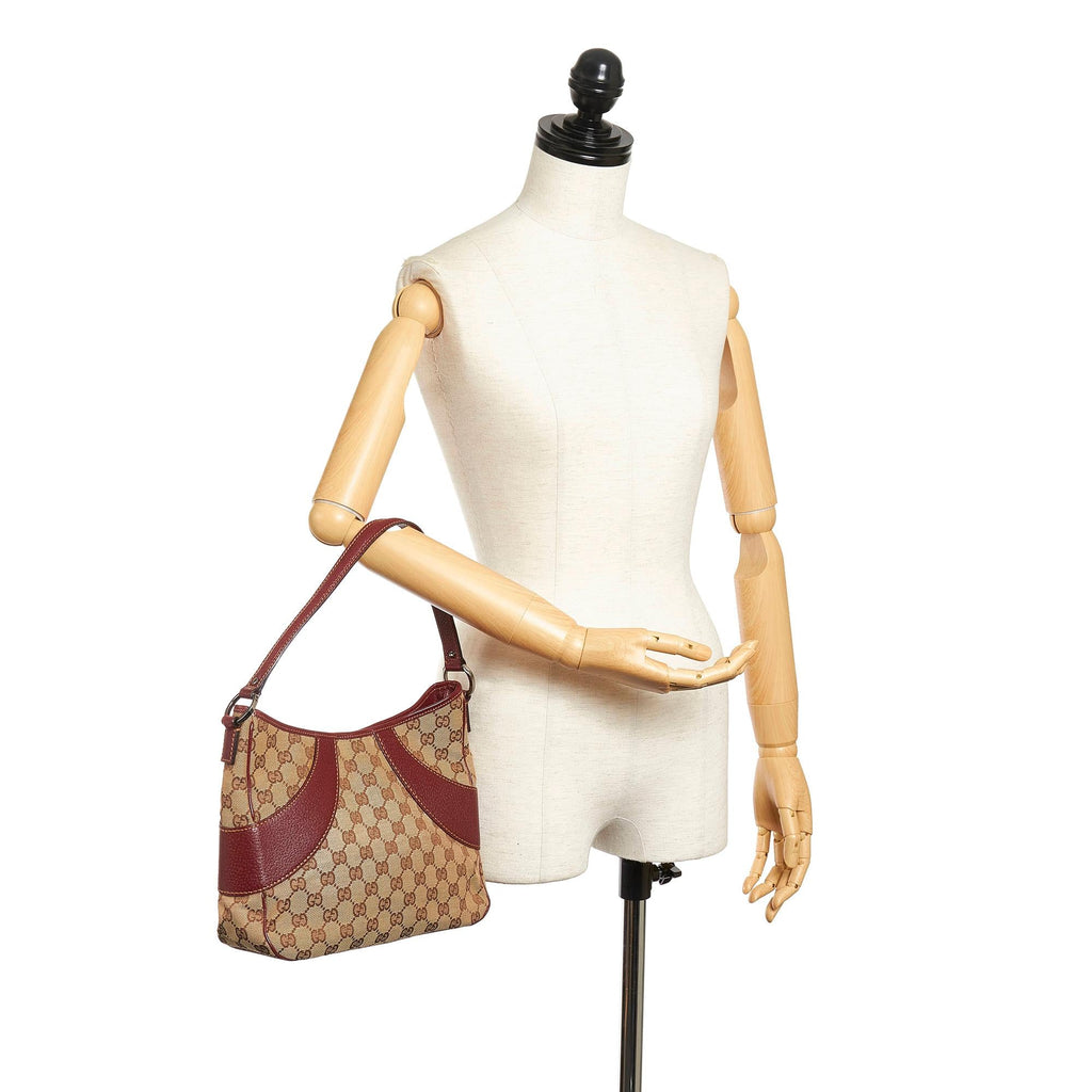 Gucci Gucci Canvas Shoulder Bag (SHG-32537)