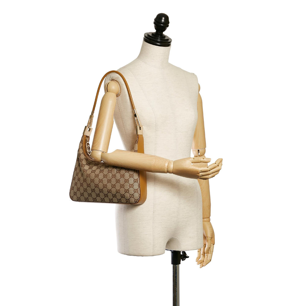 Gucci Gucci Canvas Shoulder Bag (SHG-32541)