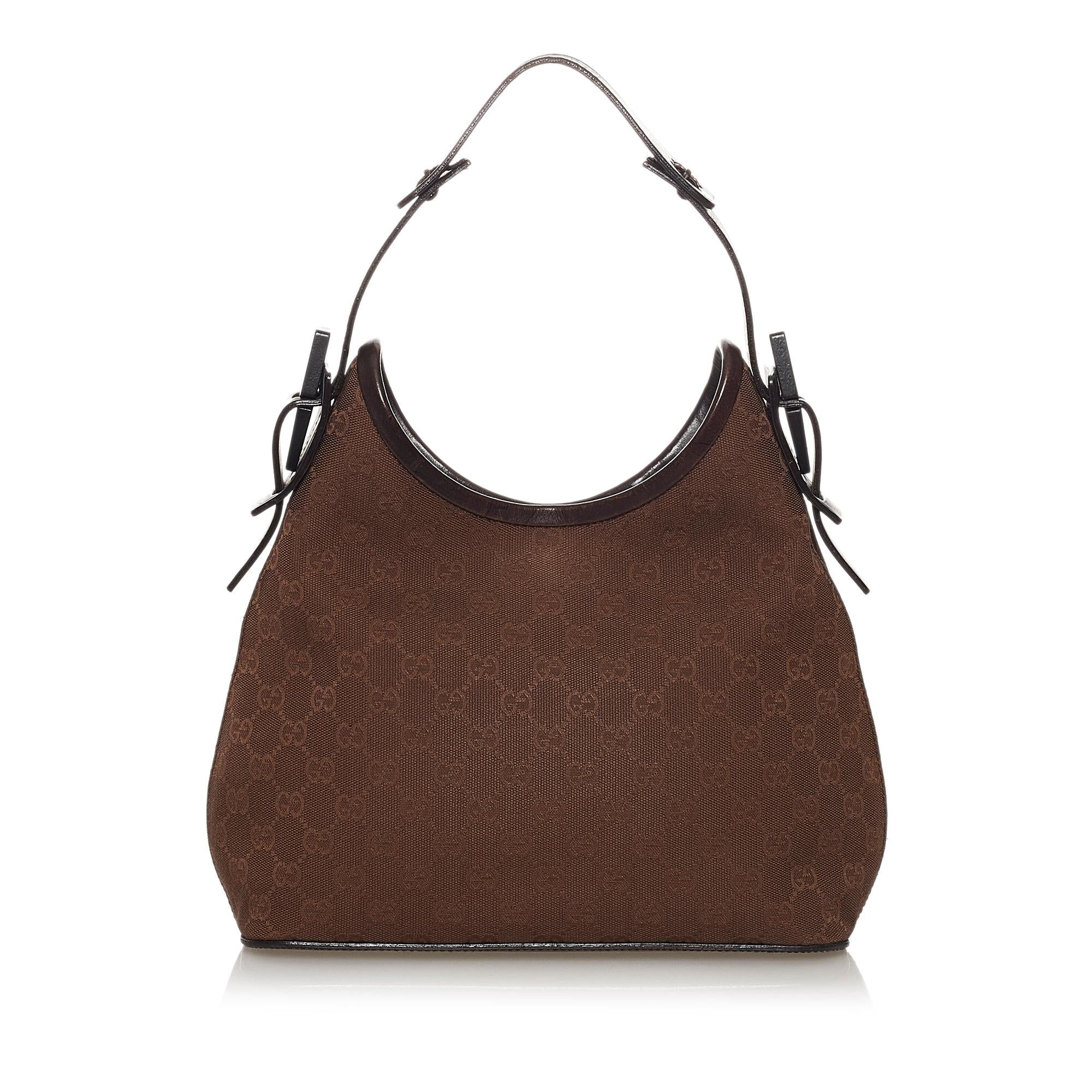 Gucci Gucci Canvas Shoulder Bag (SHG-33040)