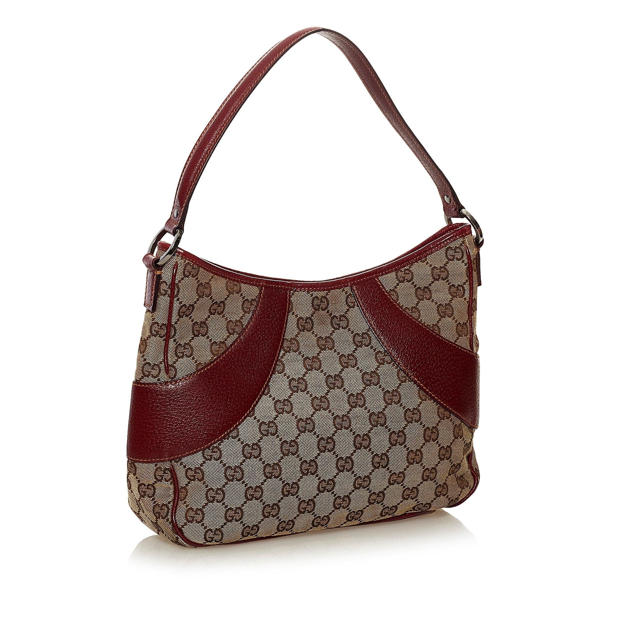 Gucci Gucci Canvas Shoulder Bag (SHG-33097)