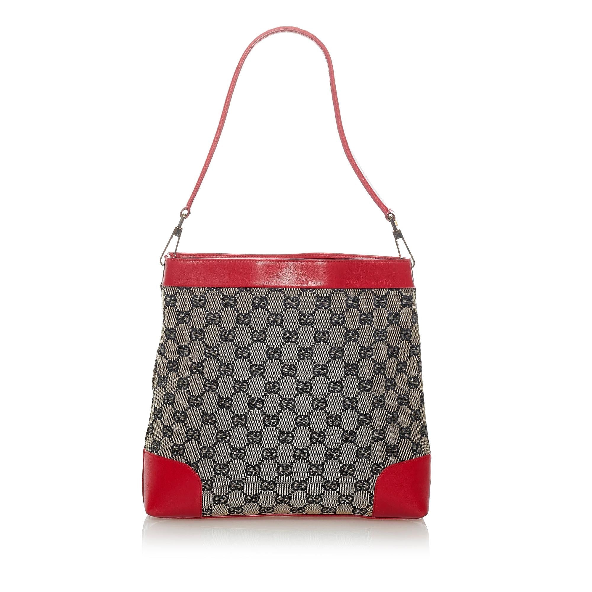 Gucci Gucci Canvas Shoulder Bag (SHG-33223)