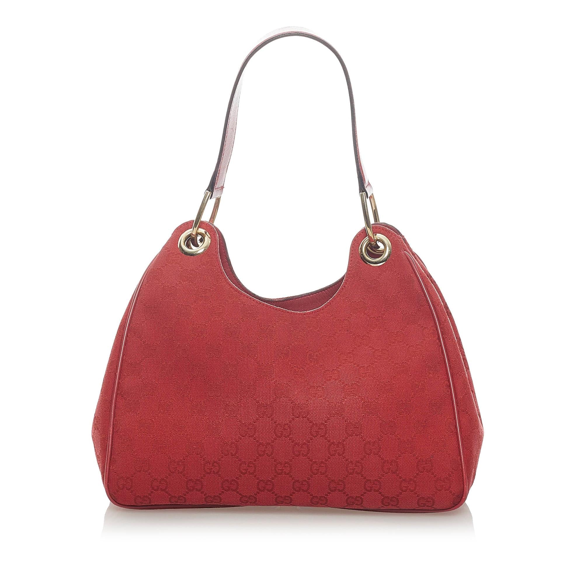 Gucci Gucci Canvas Shoulder Bag (SHG-33479)