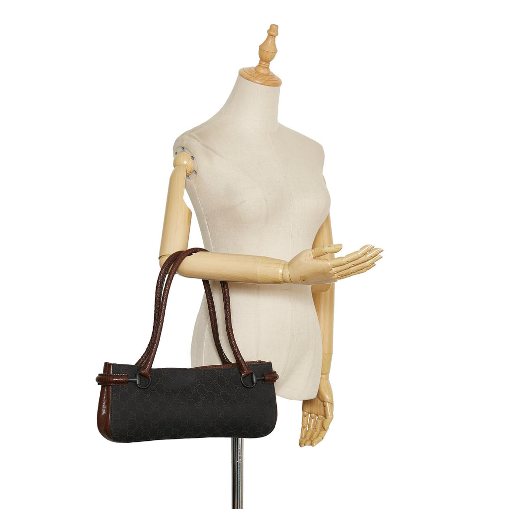 Gucci GG Canvas Shoulder Bag (SHG-35642)